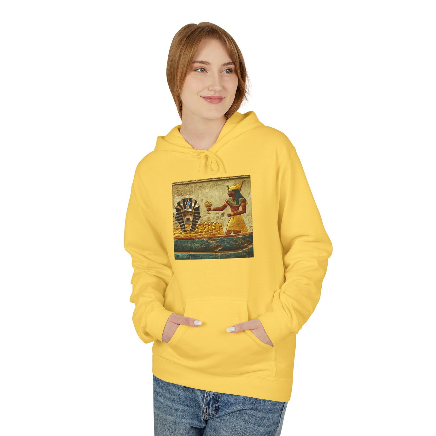 WIF Art Hoodie, Cozy Fleece Pullover for Art Lovers, Unique Gift for Creative Souls, Perfect for Casual Wear, Art-Inspired Fashion