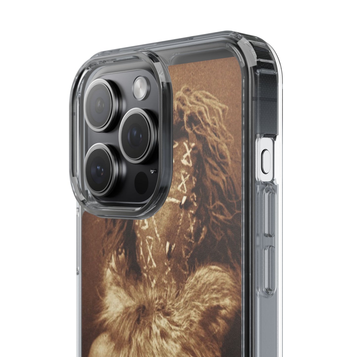 Yei Artistic Clear Phone Case for Unique Expression, Phone Accessories, Nature Lovers, Boho Style, Gift for Him/Her