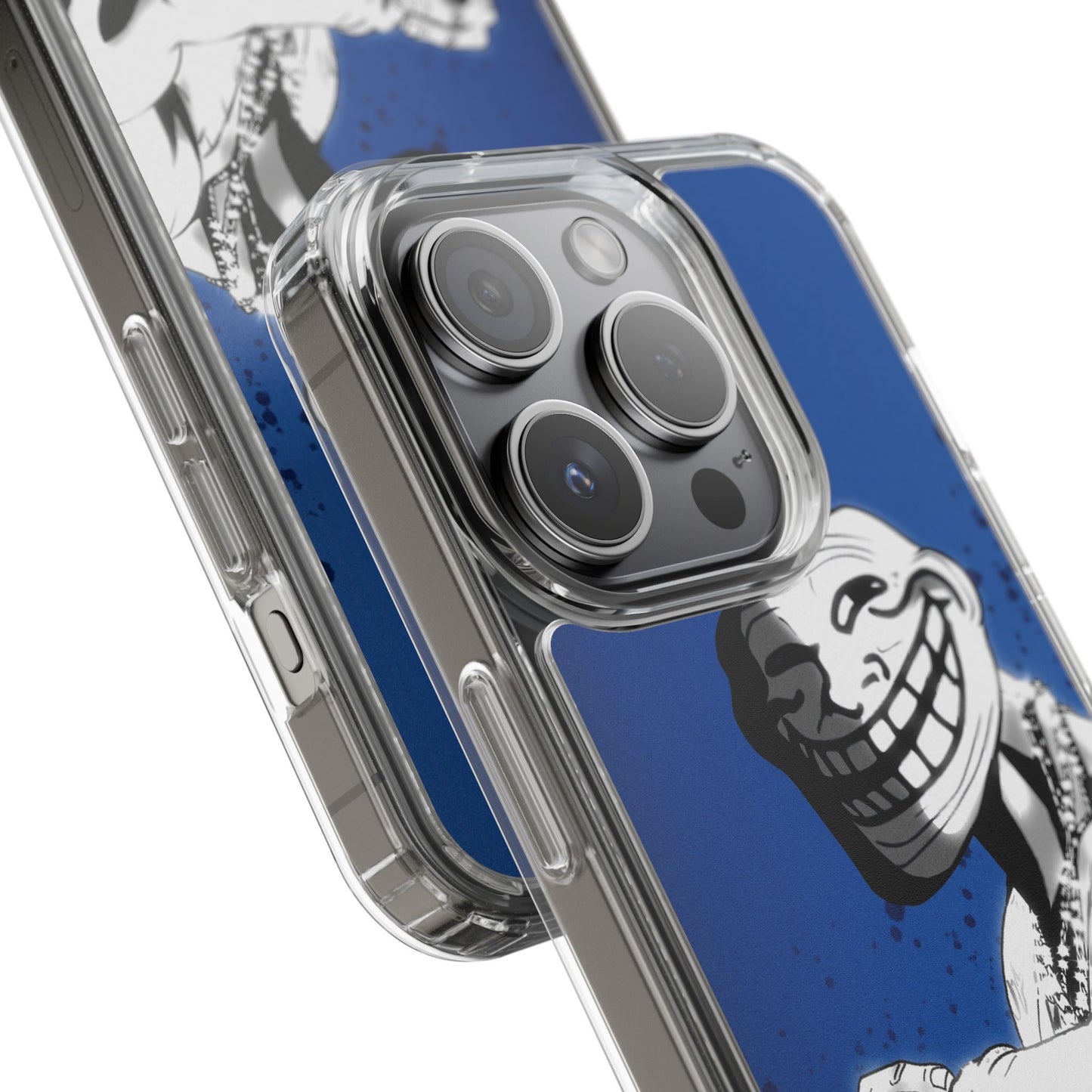 TROLL Clear Cases with Bold Graphic Design, Awesome Phone Accessories, Unique Gifts, Cartoon Phone Covers, Trendy Tech Gear