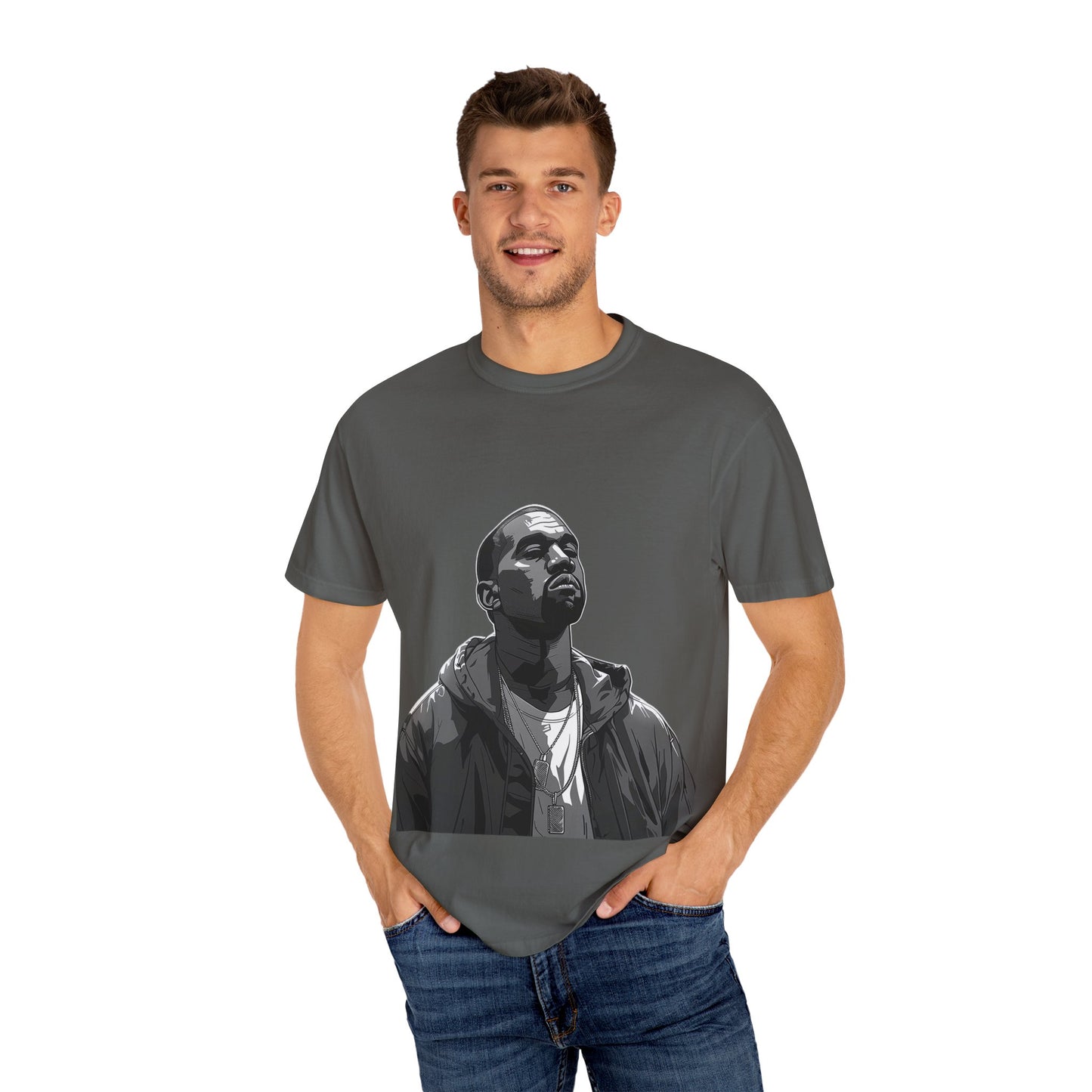 Ye T-shirt with Graphic Design, Casual Tee, Streetwear Style, Gift for Music Lovers, Fashion Statement Shirt
