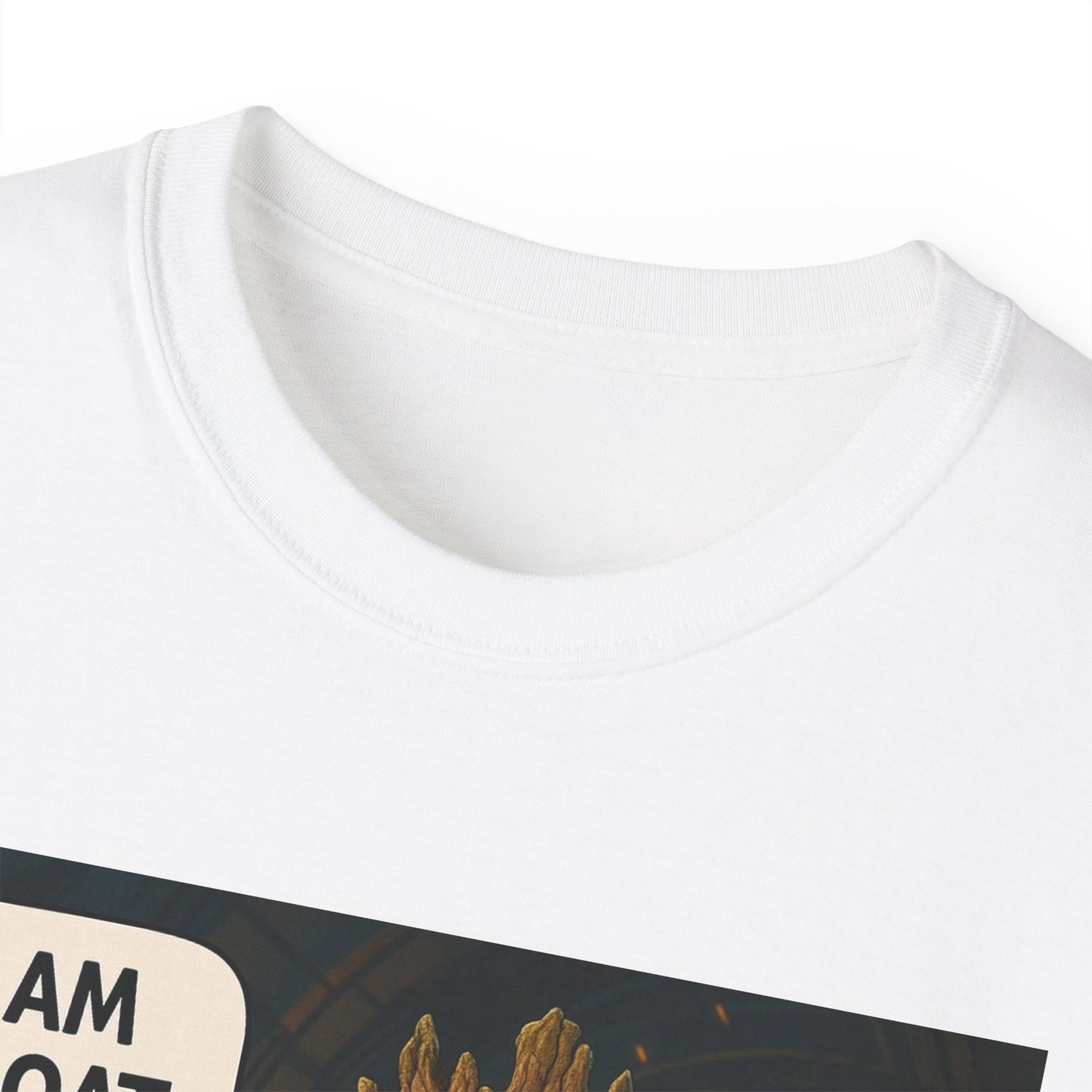 Goat Graphic Tee for Fans of Humor, Perfect Gift for Birthdays, Casual Wear, Geeky Apparel, I AM GOAT Theme