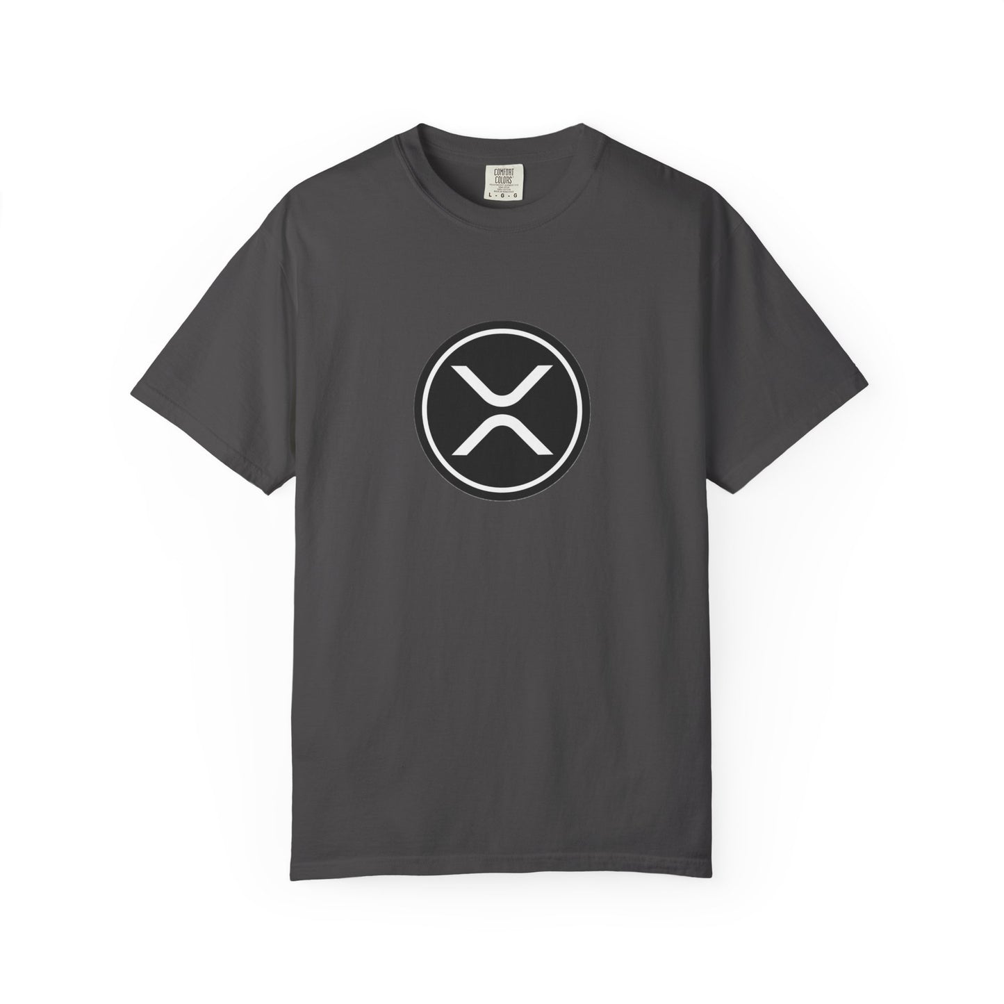 XRP Unisex Garment-Dyed T-Shirt with Minimalist Logo, Stylish Casual Wear, Perfect for Gifts, Everyday Comfort, Cool Streetwear