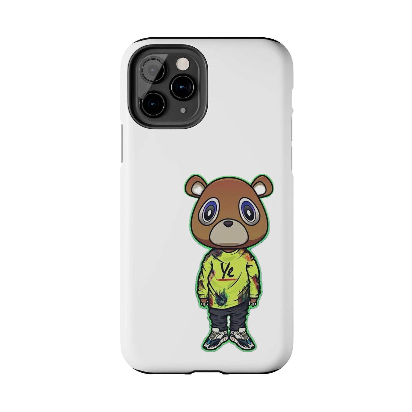 Ye Bear Tough Phone Cases with Cartoon Design - Unique Phone Cover, Durable Mobile Case, Cool Gift for Teens, Fun Accessory for Everyday Use