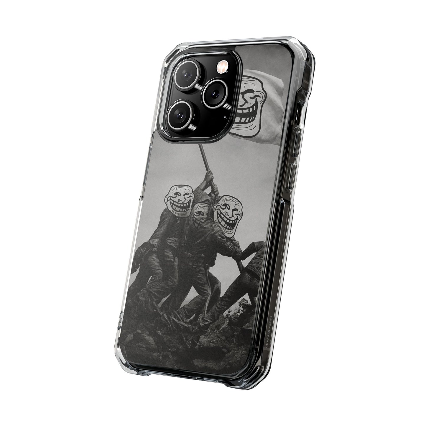 TROLL Flag Phone Case, Trendy Phone Cover, Gift for Gamers, Unique Phone Accessory, Funny Phone Protection