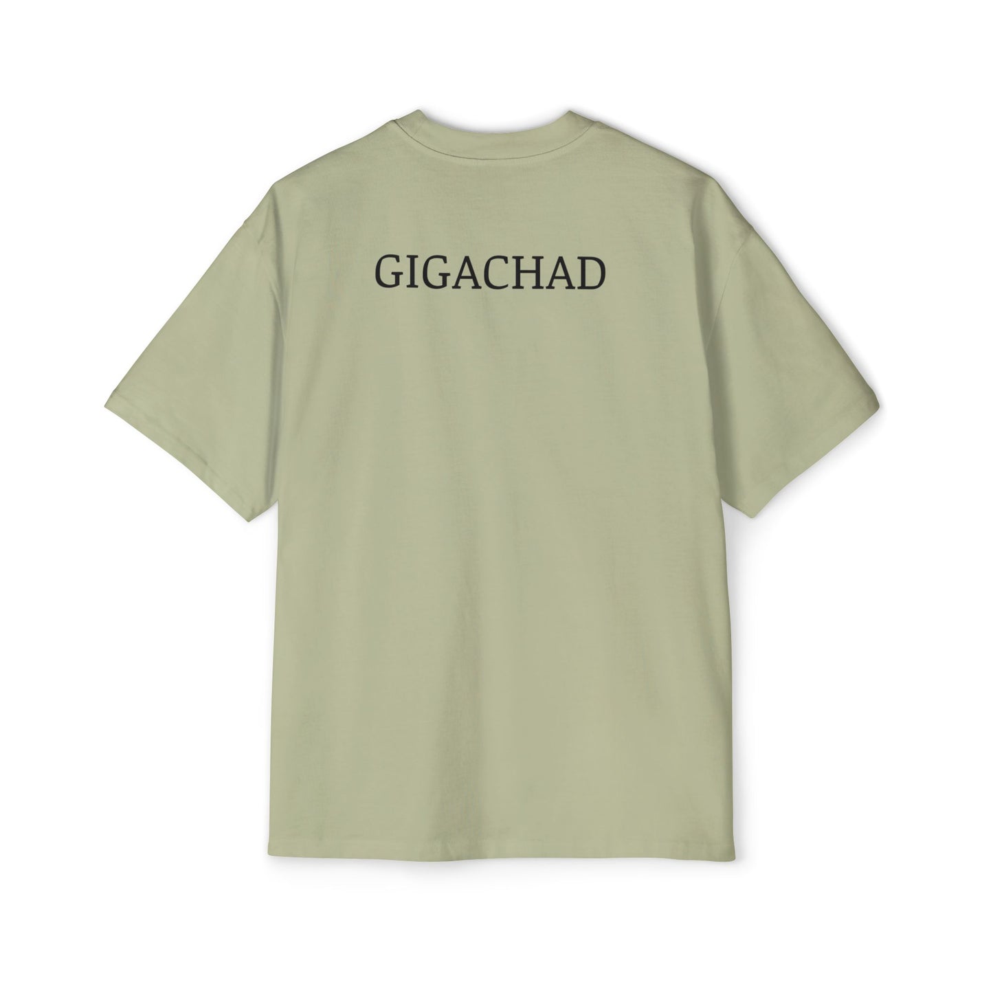 GIGA Men's Heavy Oversized Tee | Casual Streetwear Shirt, Graphic Tee, Gift for Him, Unisex Style, Trendy Apparel
