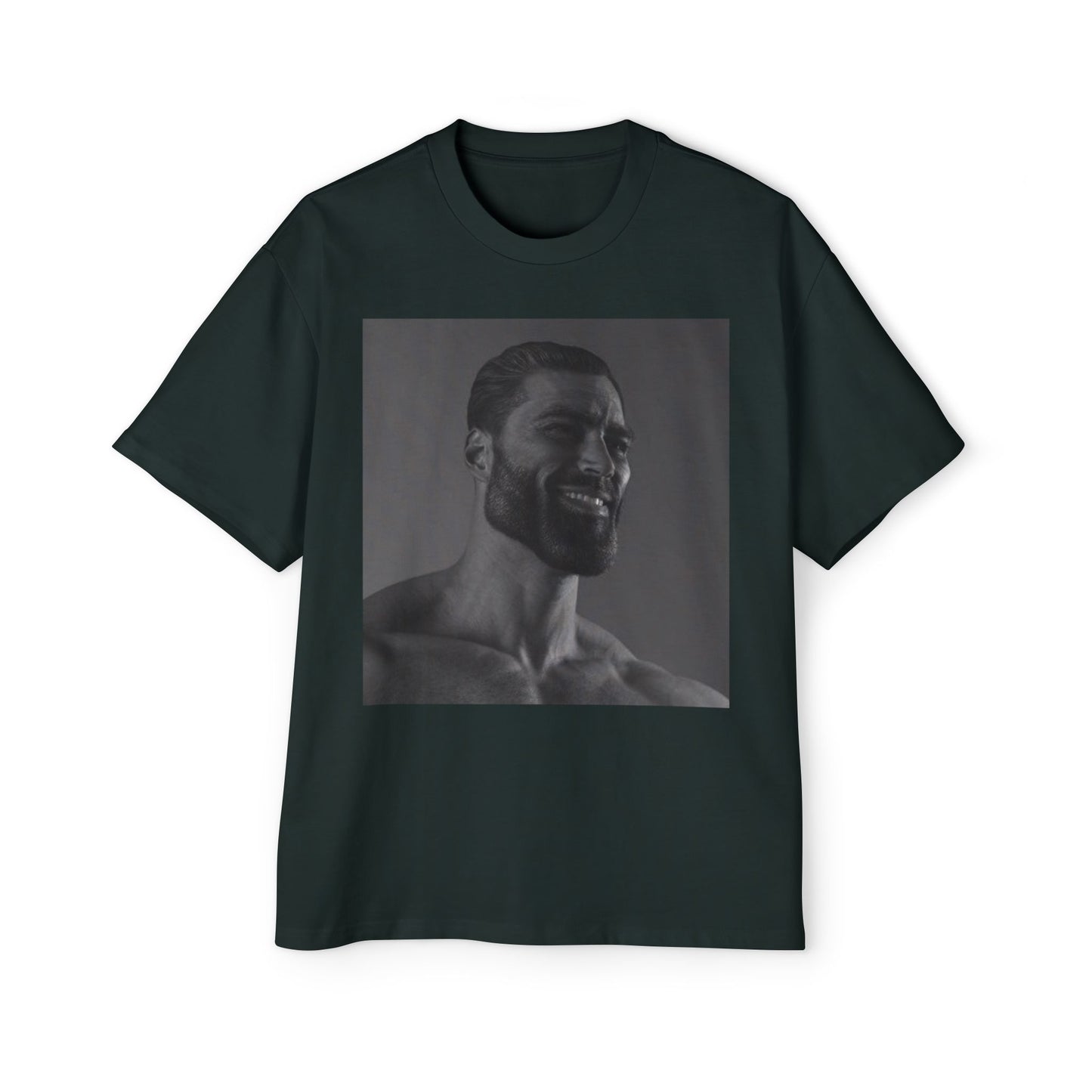 GIGA Men's Heavy Oversized Tee | Casual Streetwear Shirt, Graphic Tee, Gift for Him, Unisex Style, Trendy Apparel