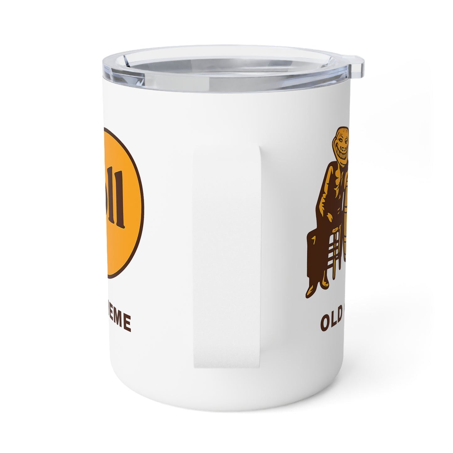 TROLL Meme Insulated Coffee Mug - 10oz, Funny Gift, Meme Lovers, Coffee Enthusiasts, Humor Mug, Vintage Style