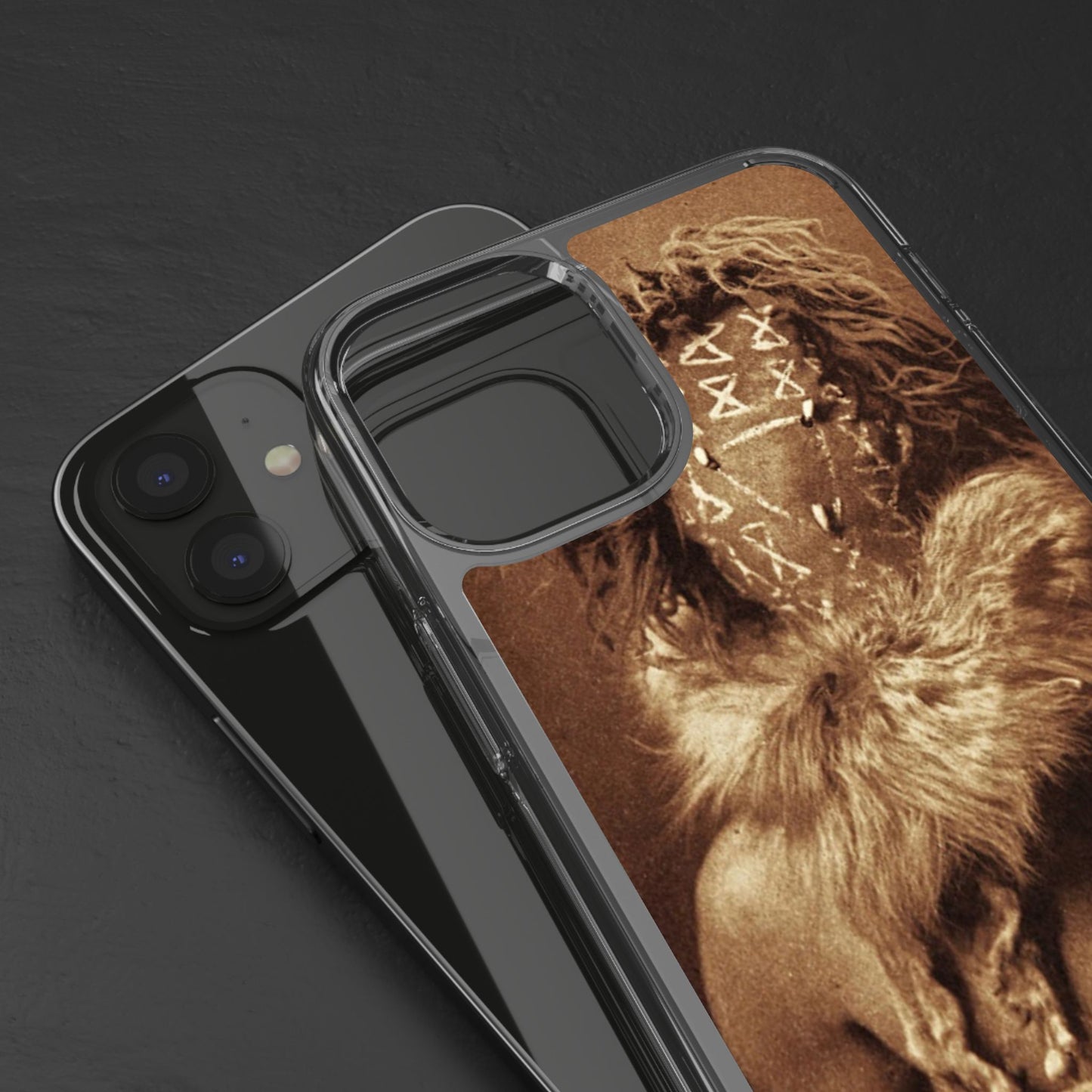 Yei Artistic Clear Phone Case for Unique Expression, Phone Accessories, Nature Lovers, Boho Style, Gift for Him/Her