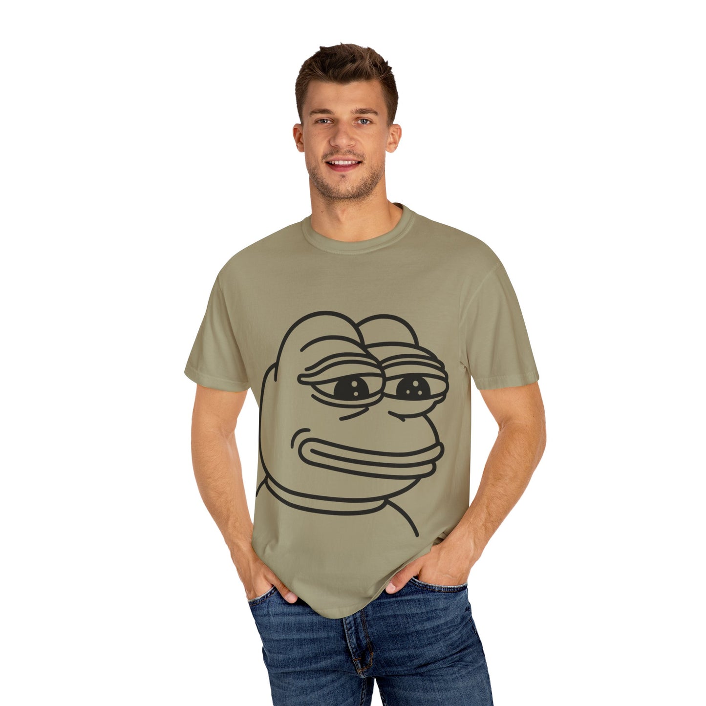 Pepe Meme Unisex T-Shirt | Funny Graphic Tee for Casual Wear, Gift for Friends, Humor Apparel, Meme Lover's Shirt, Streetwear