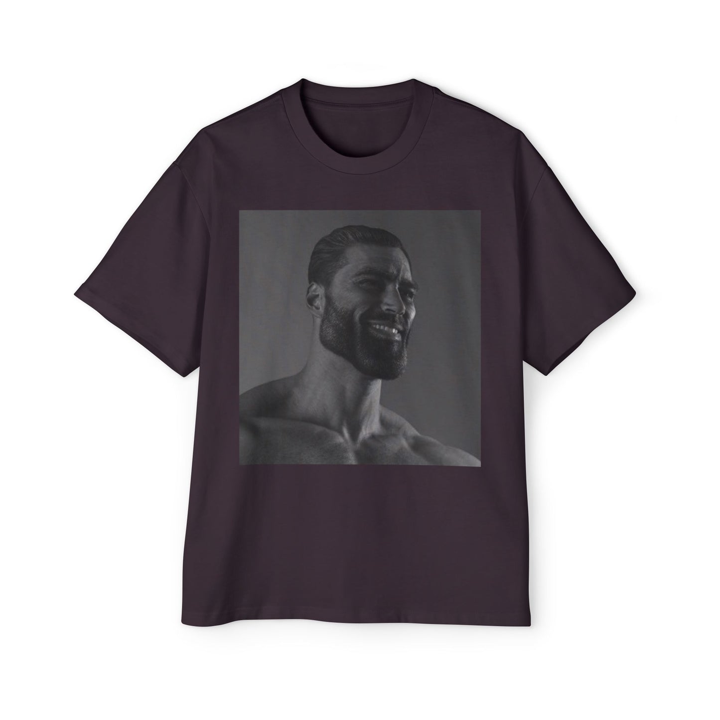 GIGA Men's Heavy Oversized Tee | Casual Streetwear Shirt, Graphic Tee, Gift for Him, Unisex Style, Trendy Apparel