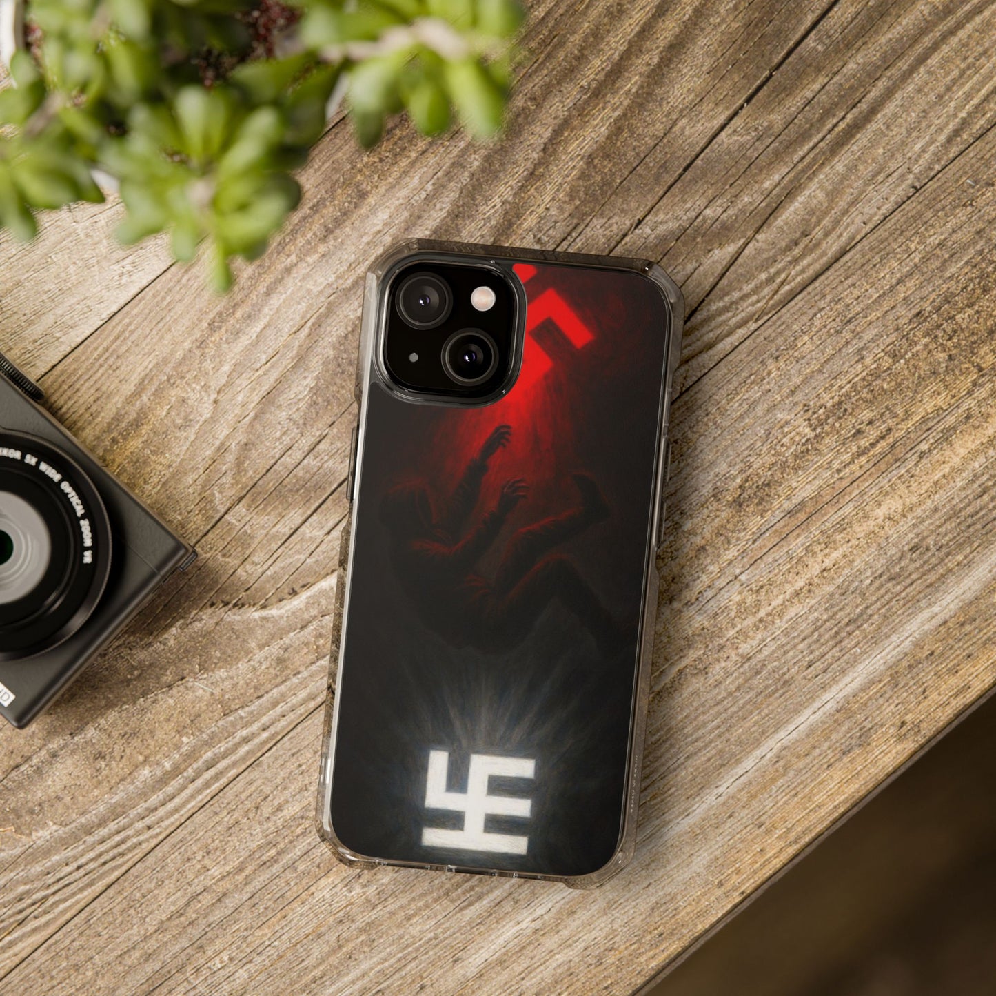 Swasticoin Dynamic Magnetic Phone Case, Unique Design, Rugged Protection, Smartphone Accessories, Personalized Gifts, Tech Enthusiasts