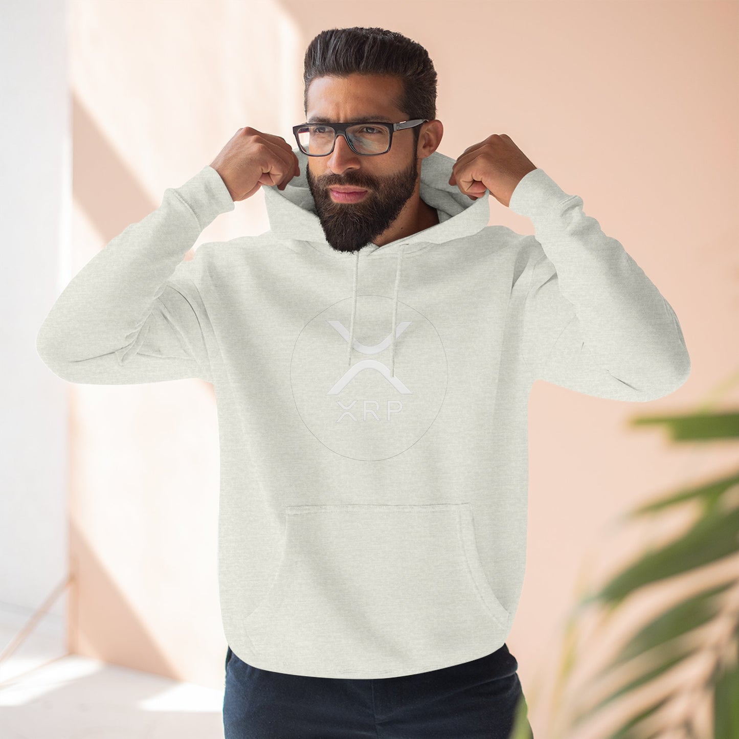 XRP Cozy Three-Panel Fleece Hoodie for Relaxed Casual Style, Perfect for Lounging, Gifting, Everyday Wear, and Cozy Nights