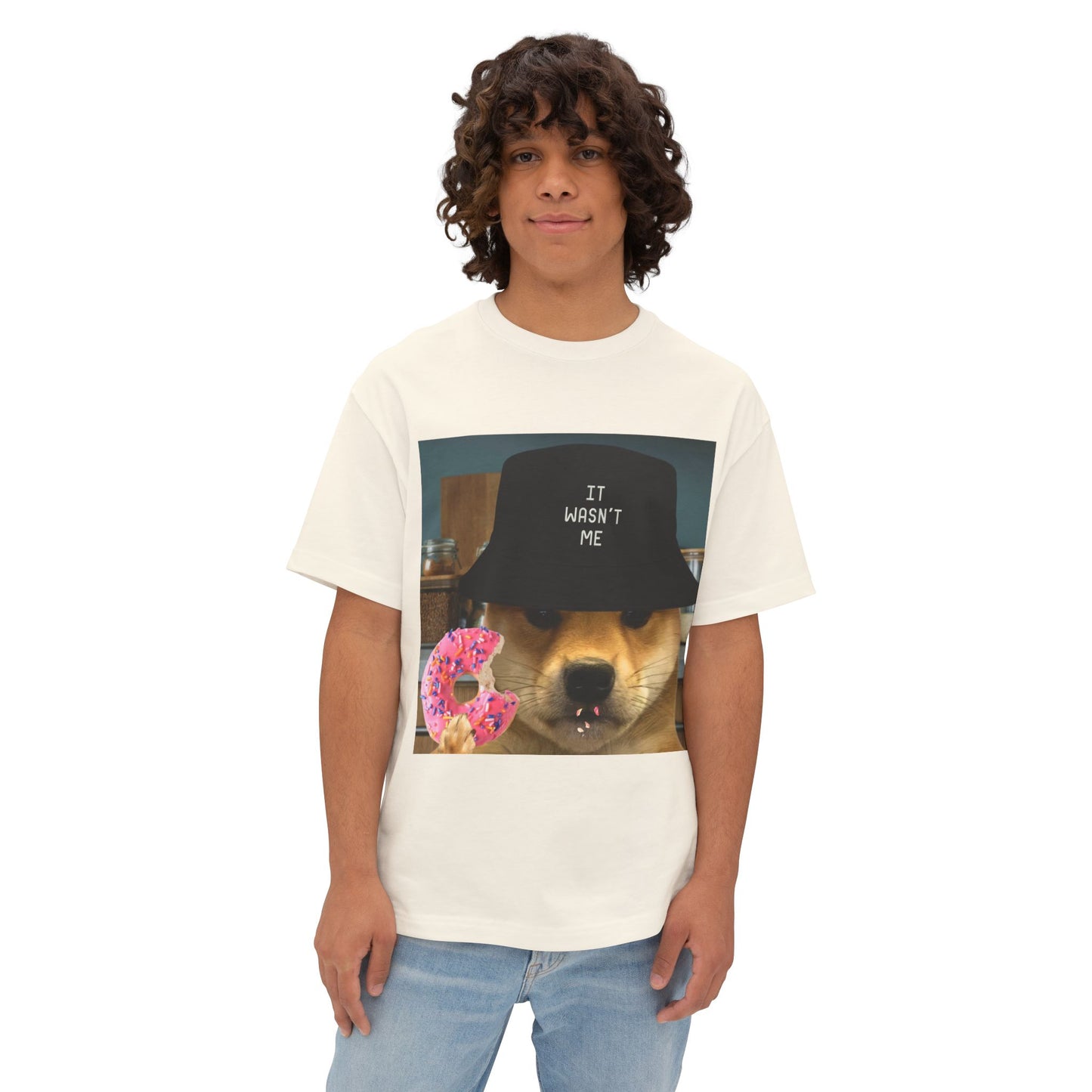 WIF Boxy Tee, Unisex Oversized T-Shirt, Gift for Dog Lovers, Cute Pet Apparel, Casual Everyday Wear, Funny Graphic Tee