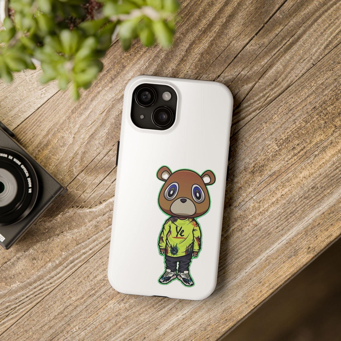 Ye Bear Tough Phone Cases with Cartoon Design - Unique Phone Cover, Durable Mobile Case, Cool Gift for Teens, Fun Accessory for Everyday Use