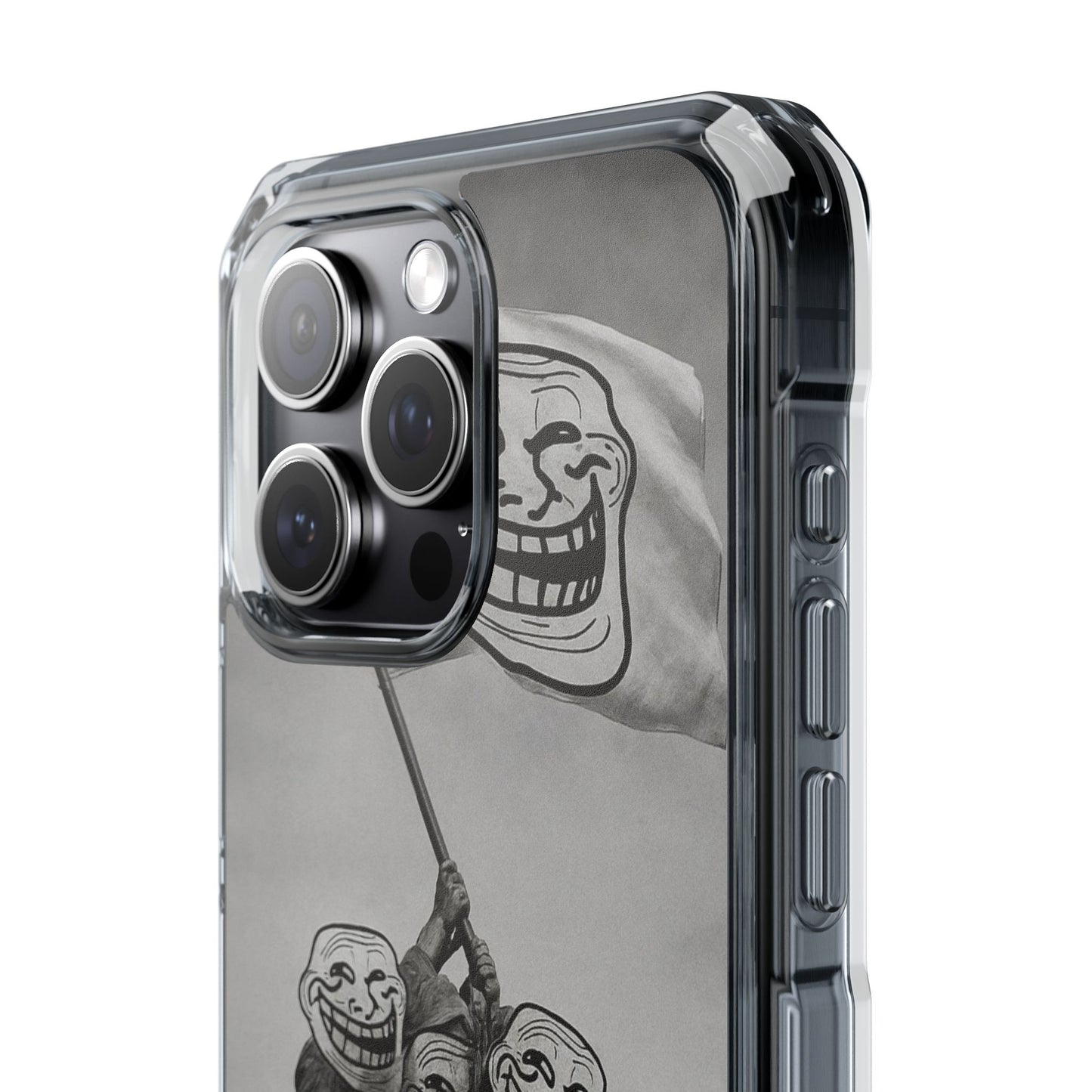 TROLL Flag Phone Case, Trendy Phone Cover, Gift for Gamers, Unique Phone Accessory, Funny Phone Protection