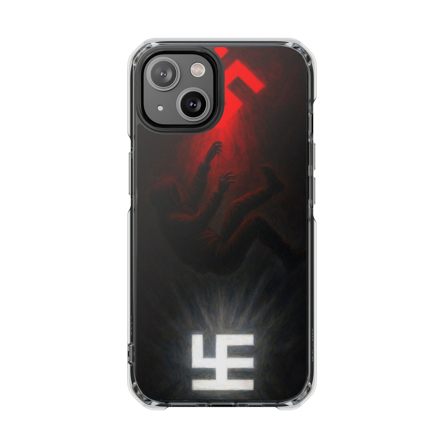 Swasticoin Dynamic Magnetic Phone Case, Unique Design, Rugged Protection, Smartphone Accessories, Personalized Gifts, Tech Enthusiasts