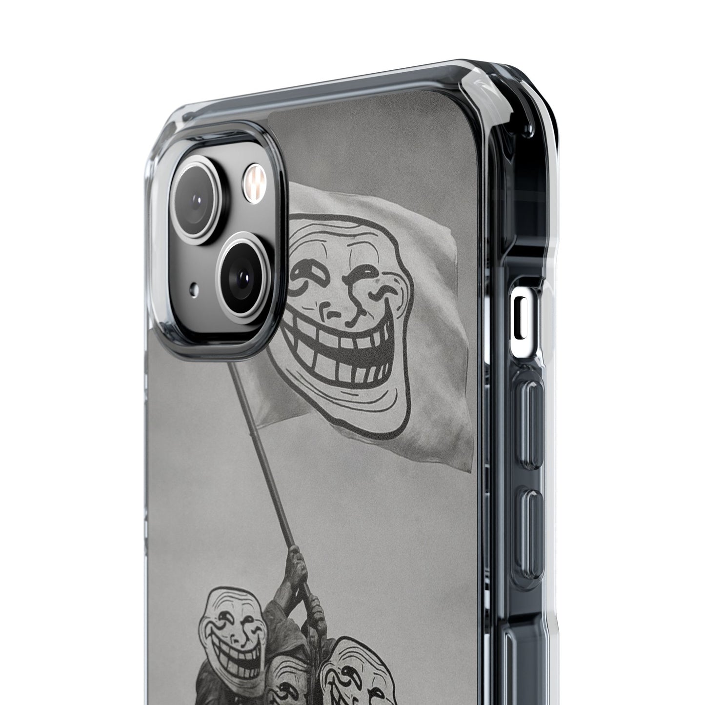 TROLL Flag Phone Case, Trendy Phone Cover, Gift for Gamers, Unique Phone Accessory, Funny Phone Protection