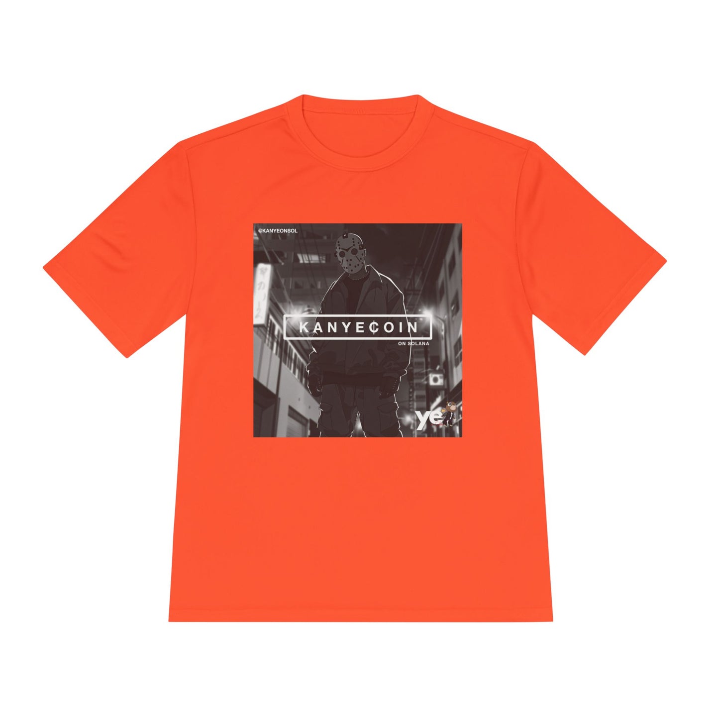 KANYECOIN Unisex Moisture Wicking Tee, Cool Graphic Tee, Music Lover Gift, Urban Style Shirt, Sportswear, Trendy Tee for Fans
