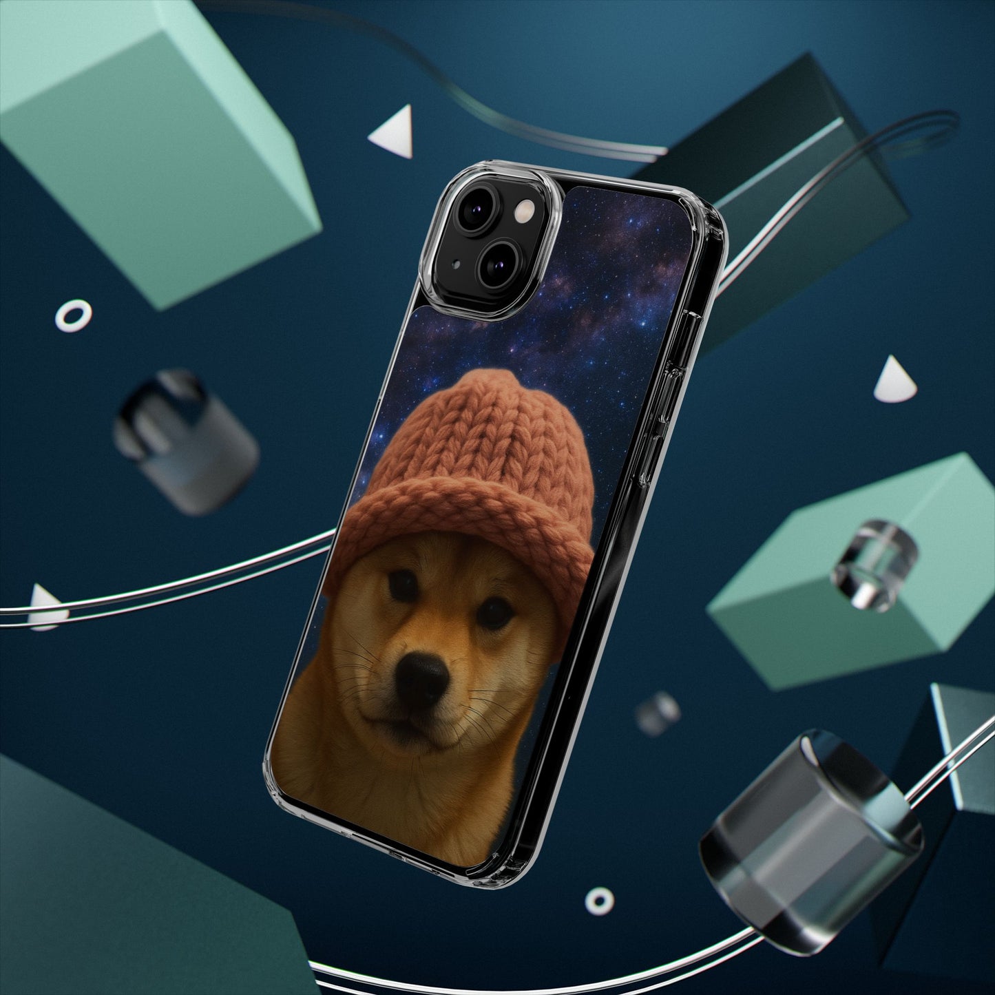 WIF Lovers Clear Phone Case, Cute Phone Cover for Animal Lovers, Pet Gift, Trendy Smartphone Accessory, Unique Dog Case