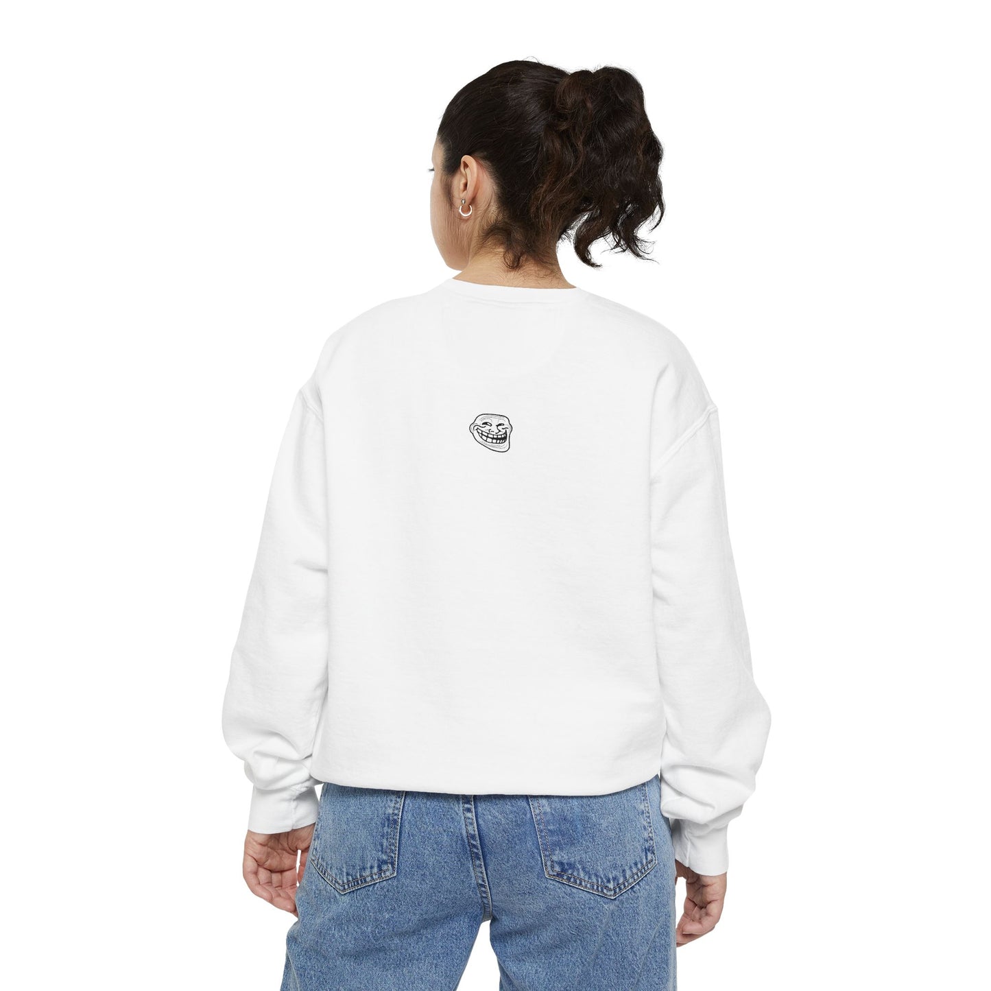 TROLL Stylish Unisex Sweatshirt with Playful Graphic, Trendy Streetwear, Cozy and Casual, Perfect Gift for Any Occasion, Unique Art Design