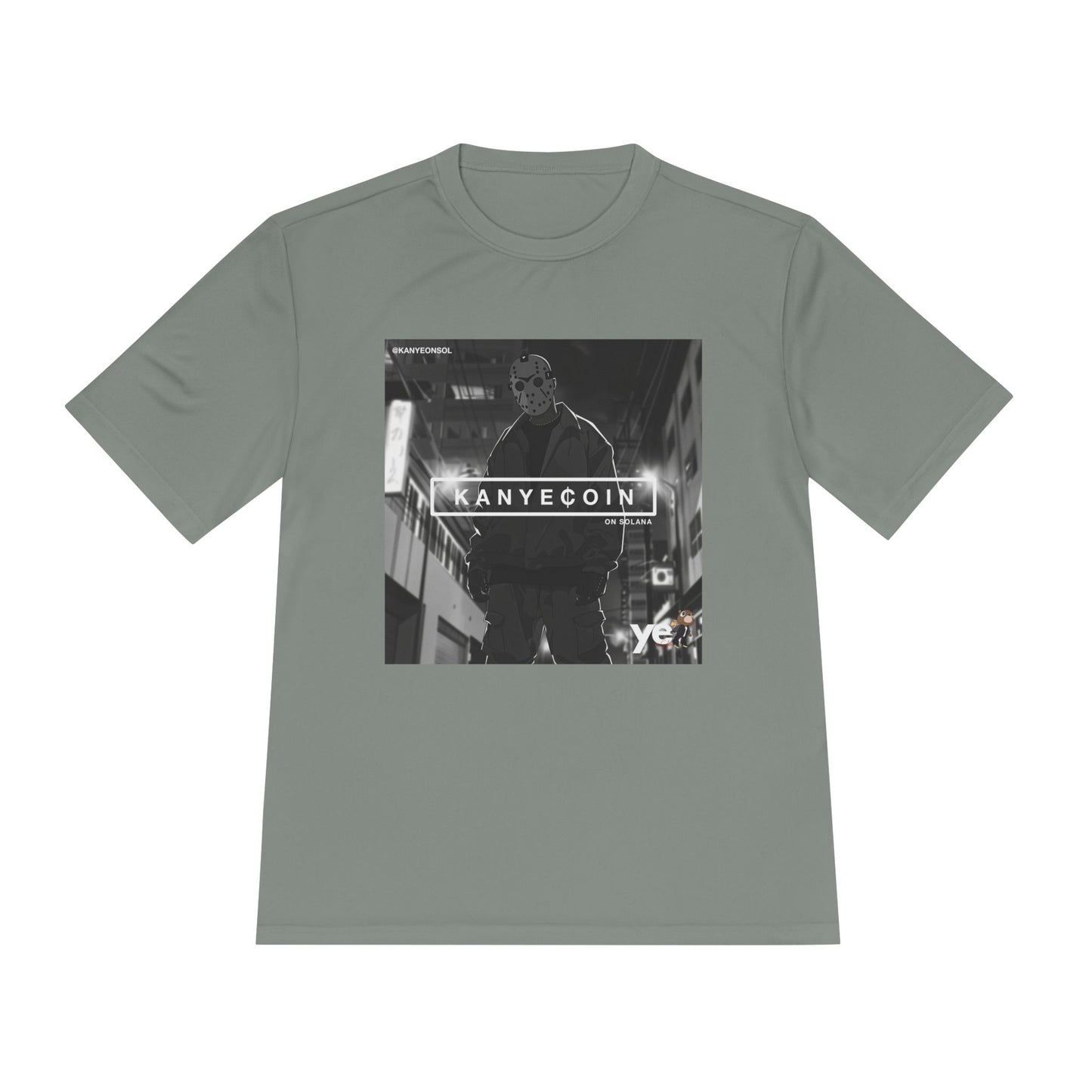 KANYECOIN Unisex Moisture Wicking Tee, Cool Graphic Tee, Music Lover Gift, Urban Style Shirt, Sportswear, Trendy Tee for Fans