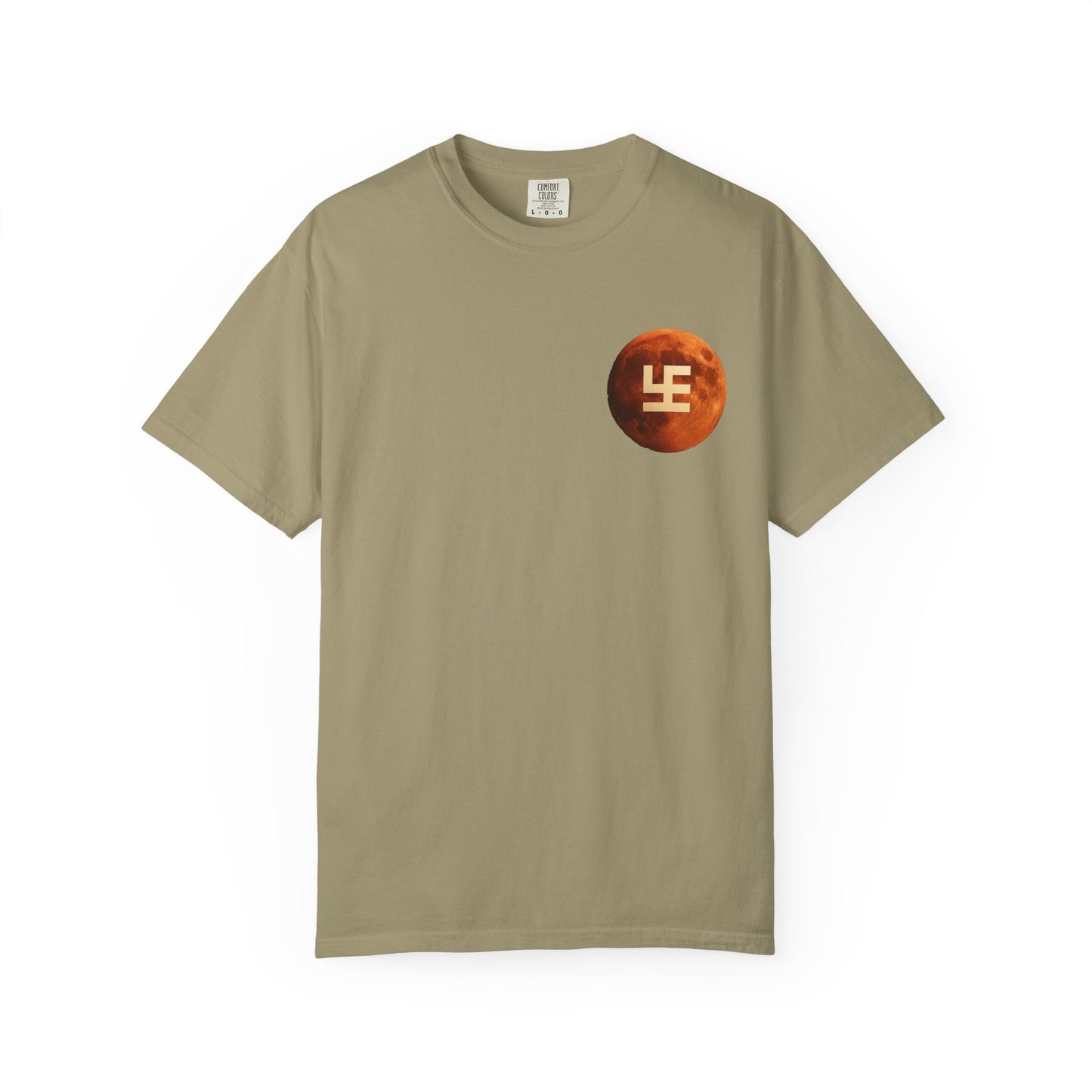 Swasticoin Cosmic Unisex T-Shirt with Moon Design, Perfect for Everyday Wear, Casual Outings, Gifts for Space Enthusiasts, and Eco-friendly Fashion