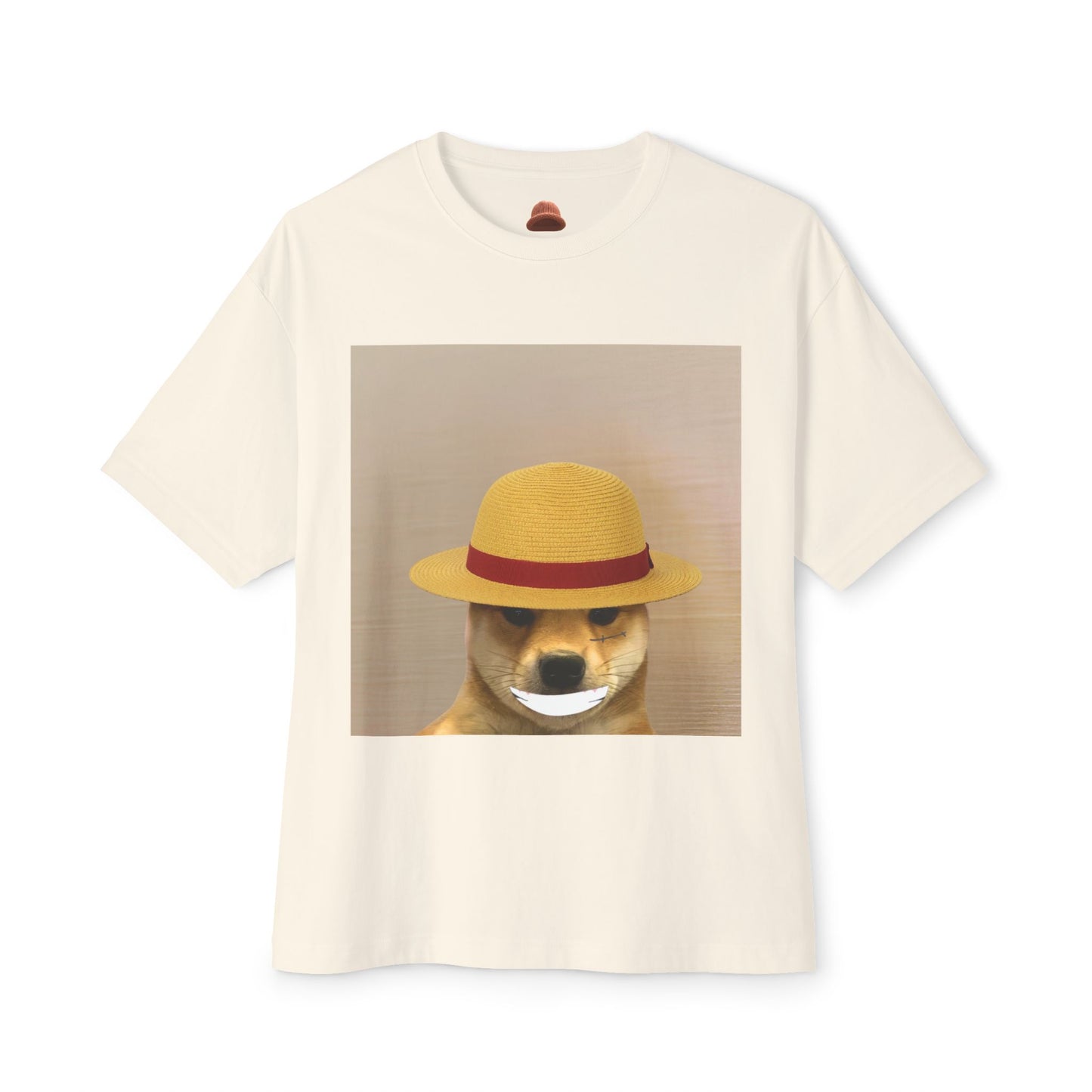 WIF One Piece Oversized Tee, Unisex Graphic Tee, Funny Dog Shirt, Casual Wear, Gift for Dog Lovers, Cute Animal Art