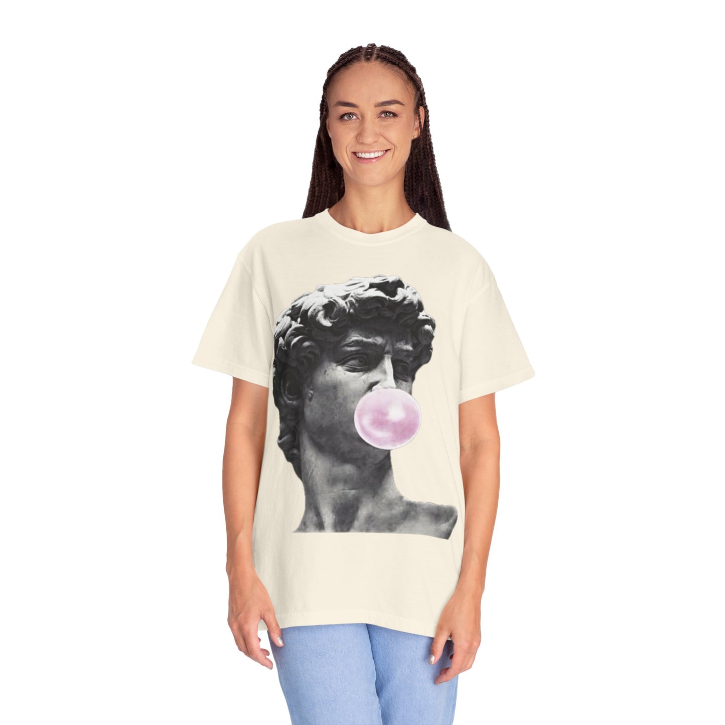 @ye Bubblegum David T-Shirt | Trendy Unisex Tee, Art-Inspired Shirt, Casual Summer Wear, Gift for Art Lovers i