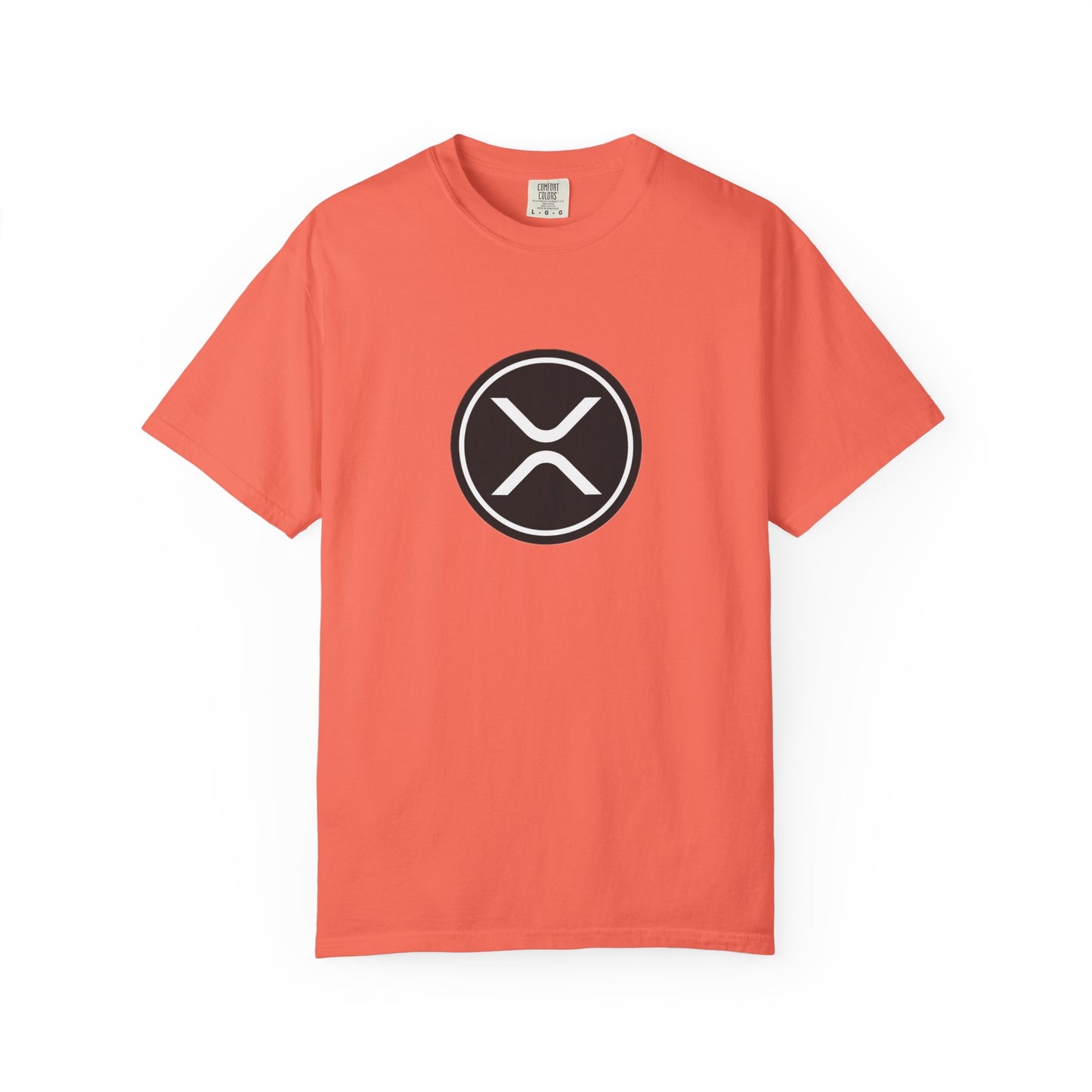 XRP Unisex Garment-Dyed T-Shirt with Minimalist Logo, Stylish Casual Wear, Perfect for Gifts, Everyday Comfort, Cool Streetwear