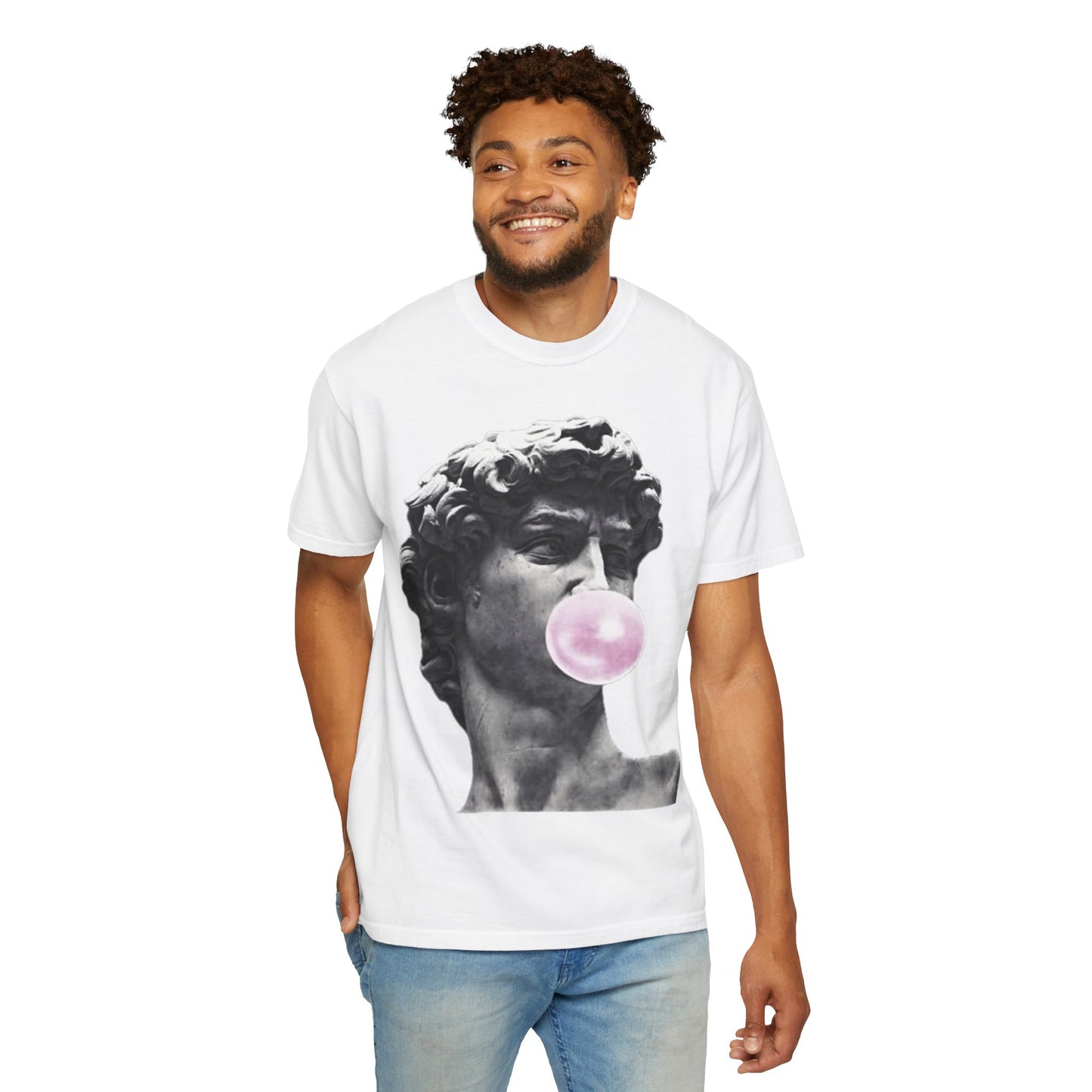 @ye Bubblegum David T-Shirt | Trendy Unisex Tee, Art-Inspired Shirt, Casual Summer Wear, Gift for Art Lovers i