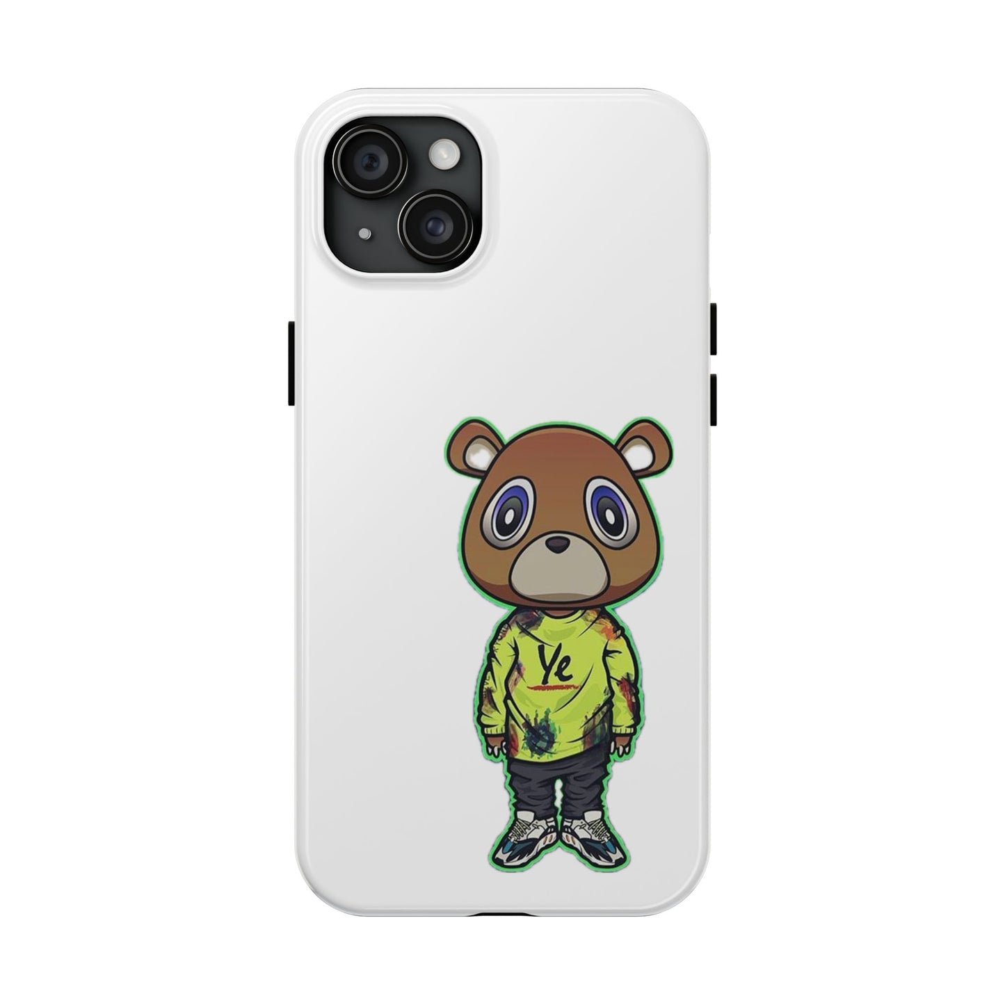 Ye Bear Tough Phone Cases with Cartoon Design - Unique Phone Cover, Durable Mobile Case, Cool Gift for Teens, Fun Accessory for Everyday Use