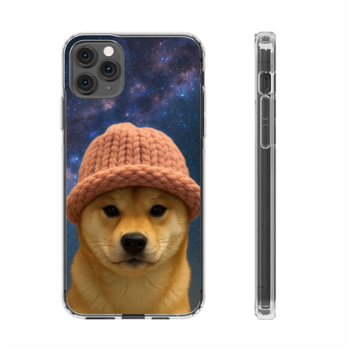 WIF Lovers Clear Phone Case, Cute Phone Cover for Animal Lovers, Pet Gift, Trendy Smartphone Accessory, Unique Dog Case