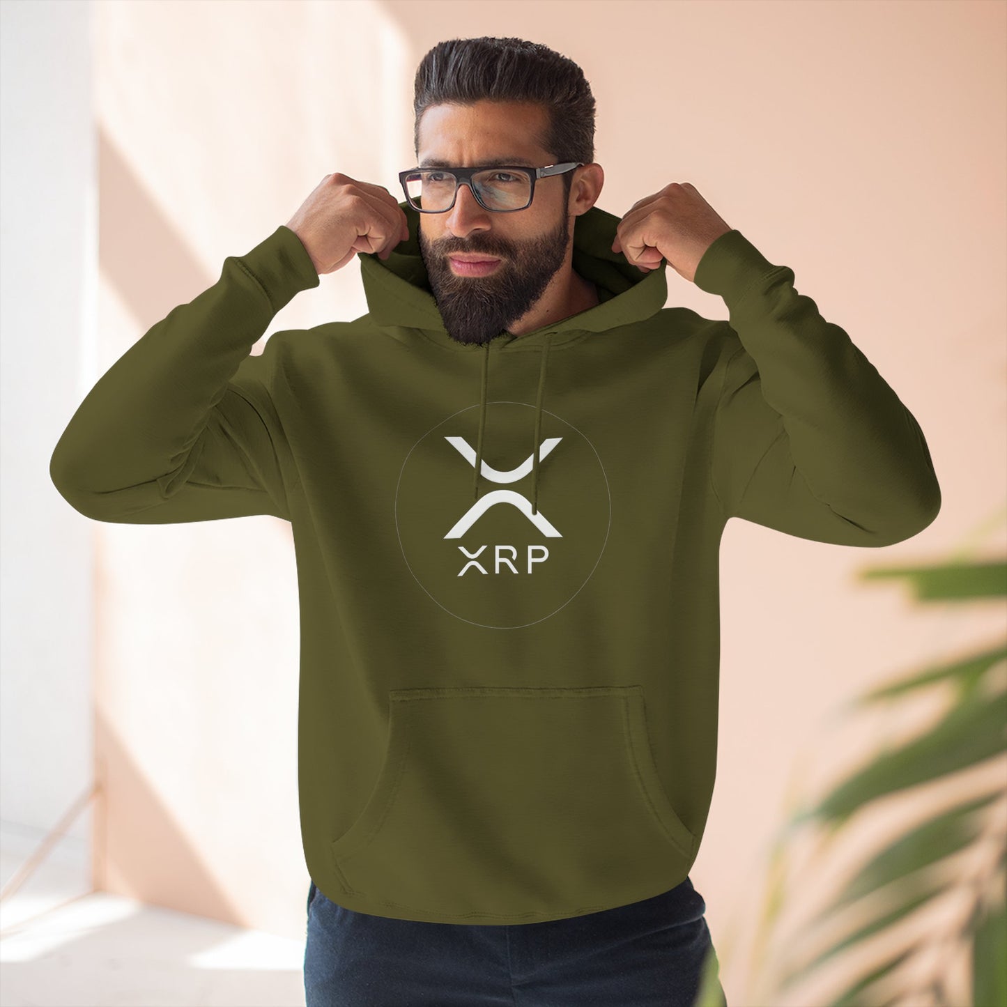 XRP Cozy Three-Panel Fleece Hoodie for Relaxed Casual Style, Perfect for Lounging, Gifting, Everyday Wear, and Cozy Nights