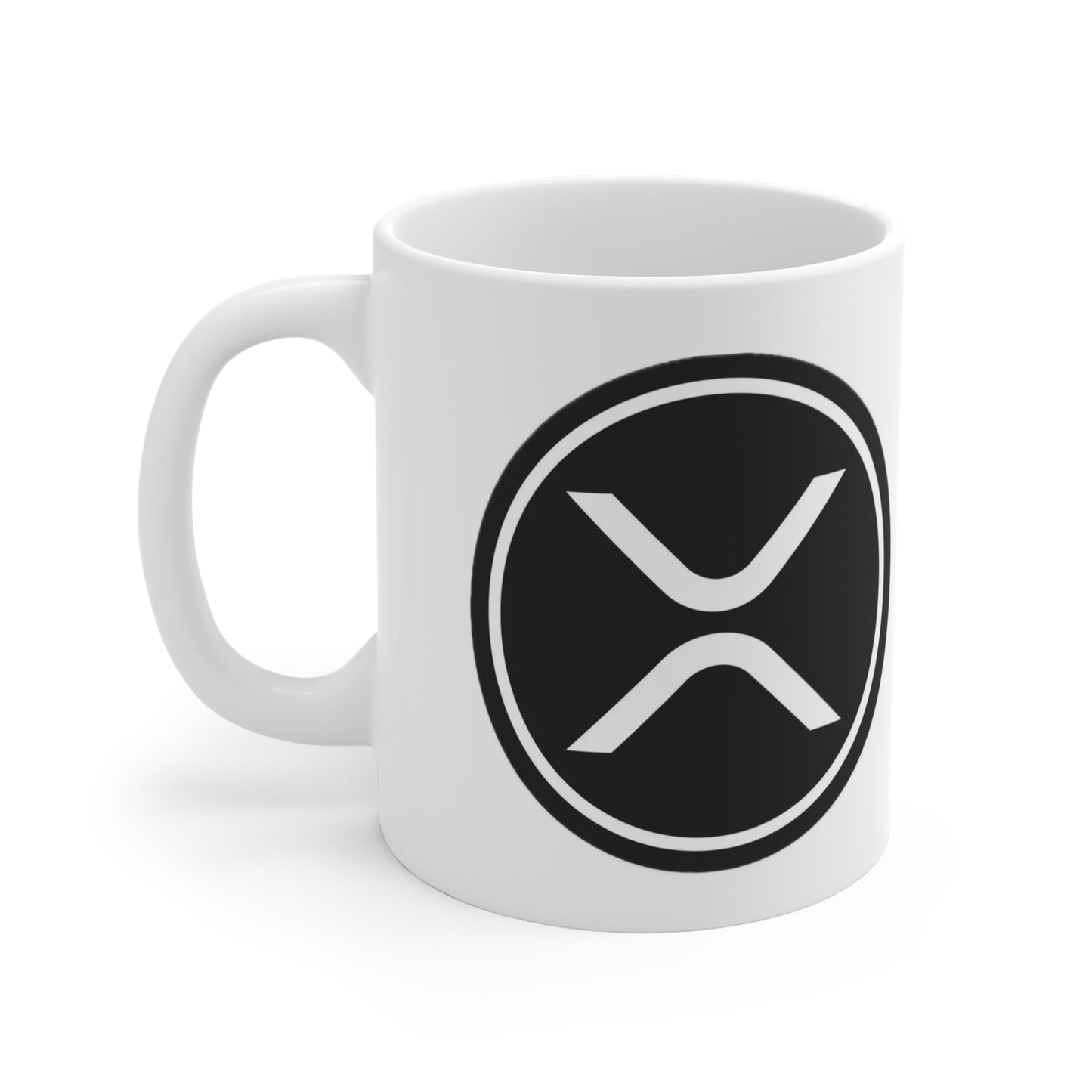 XRP Stylish Coffee Mug, Trendy Drinkware, Personalized Gift, Artful Kitchen Decor, Ideal for Coffee Lovers, Unique Keepsake