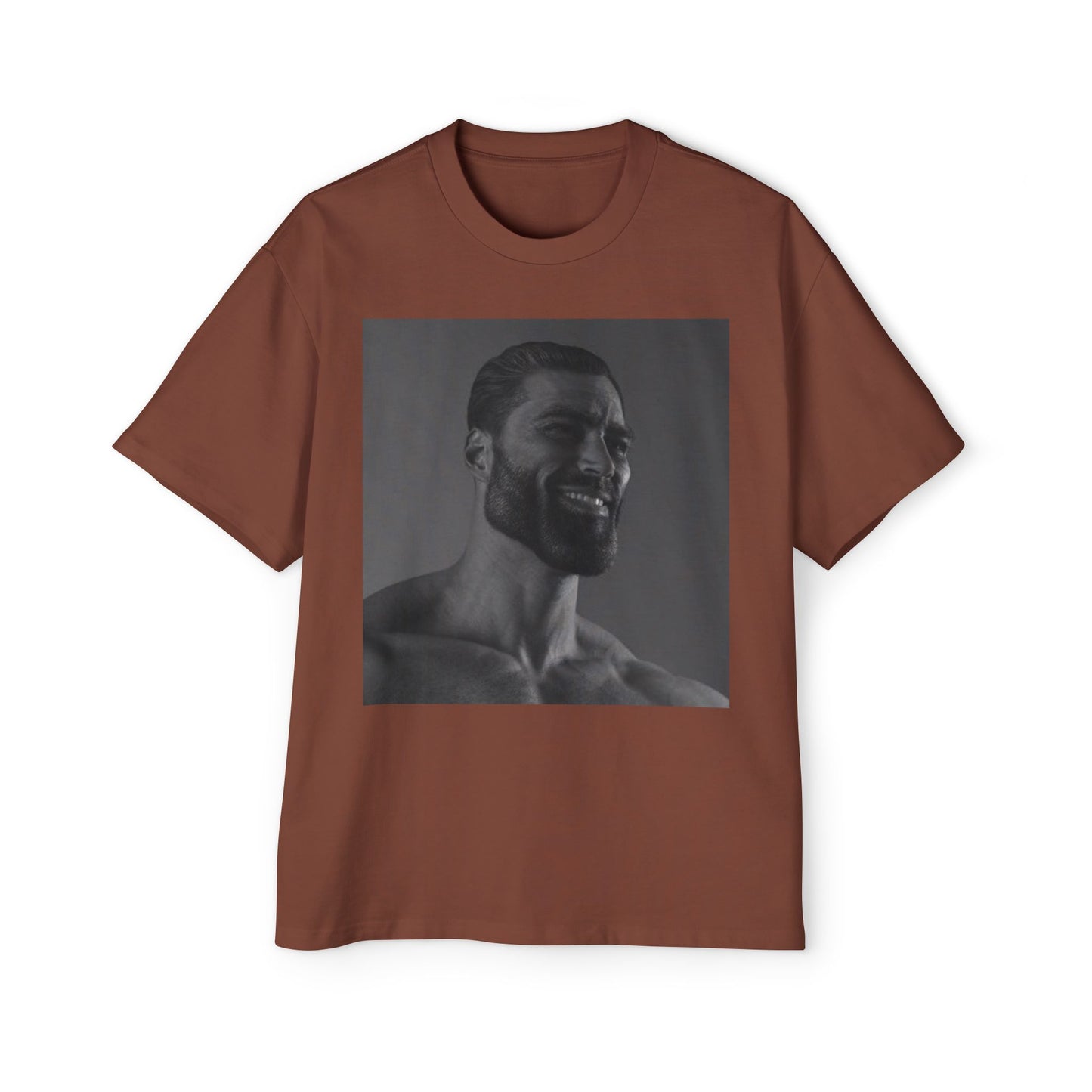 GIGA Men's Heavy Oversized Tee | Casual Streetwear Shirt, Graphic Tee, Gift for Him, Unisex Style, Trendy Apparel
