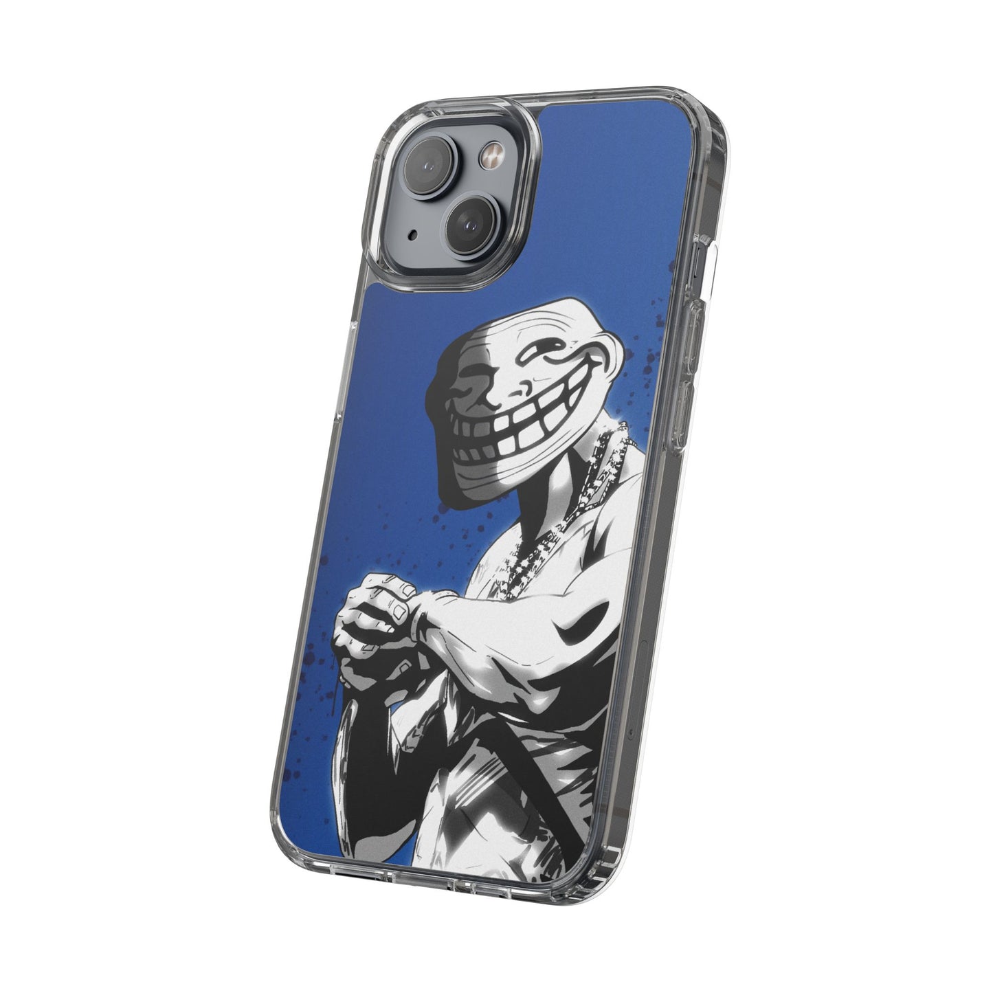 TROLL Clear Cases with Bold Graphic Design, Awesome Phone Accessories, Unique Gifts, Cartoon Phone Covers, Trendy Tech Gear