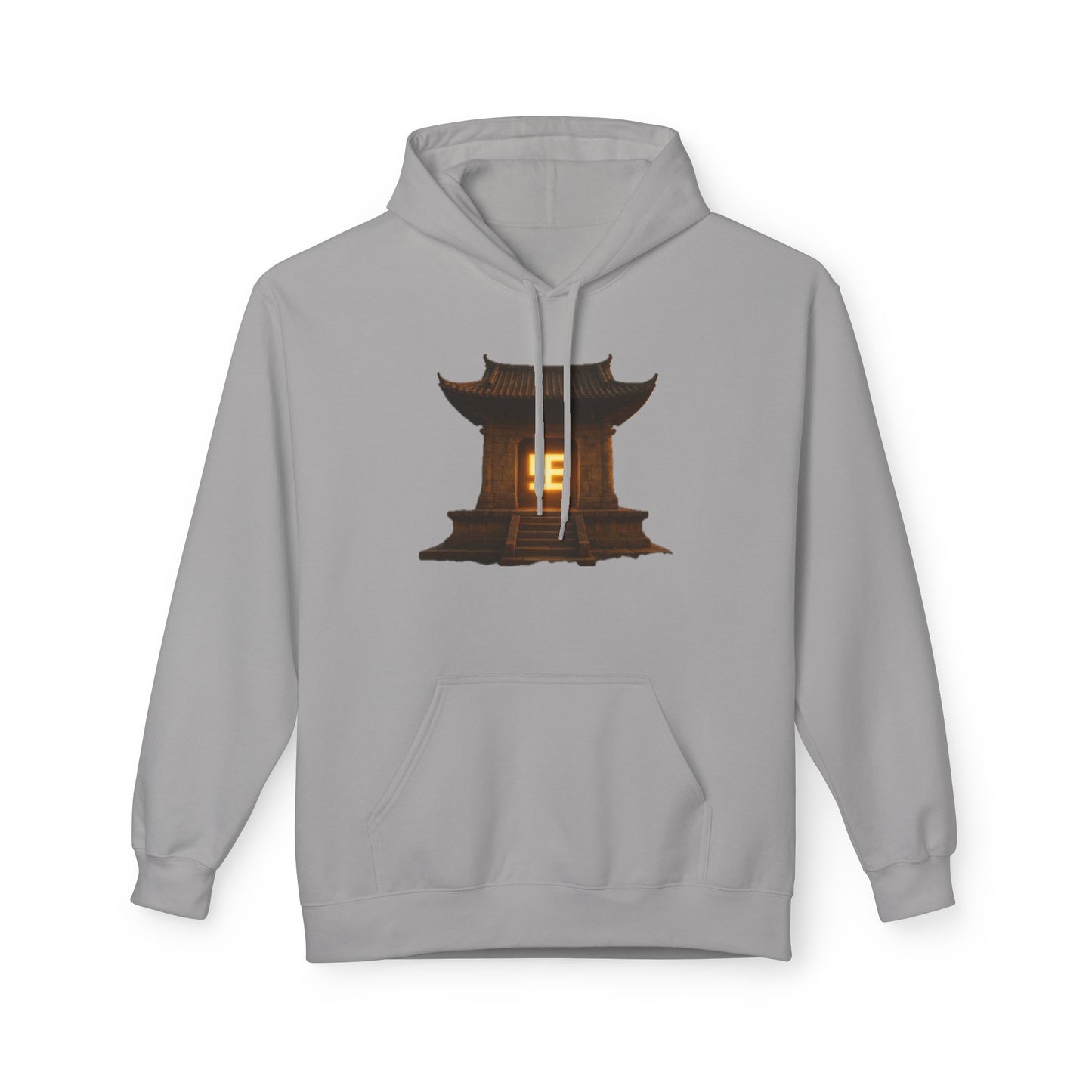 YZY Swasticoin Serene Lantern Hoodie, Cozy Fleece Hooded Sweatshirt, Gift for Nature Lovers, Casual Wear, Outdoor Adventures, Fall Fashion