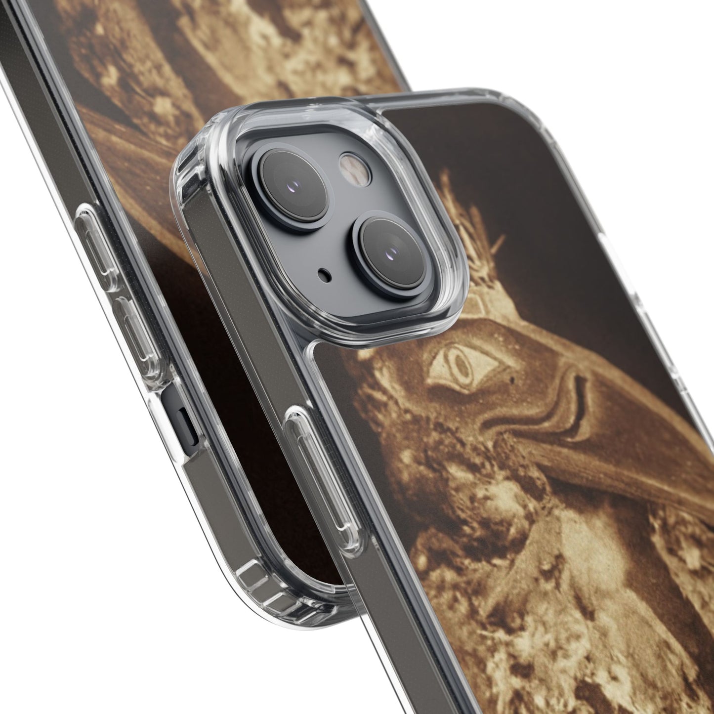 Yei Vintage Bird Design Clear Phone Case, Artistic Phone Accessories, Unique Gift for Nature Lovers, Eco-Friendly Tech Case, Stylish Protection