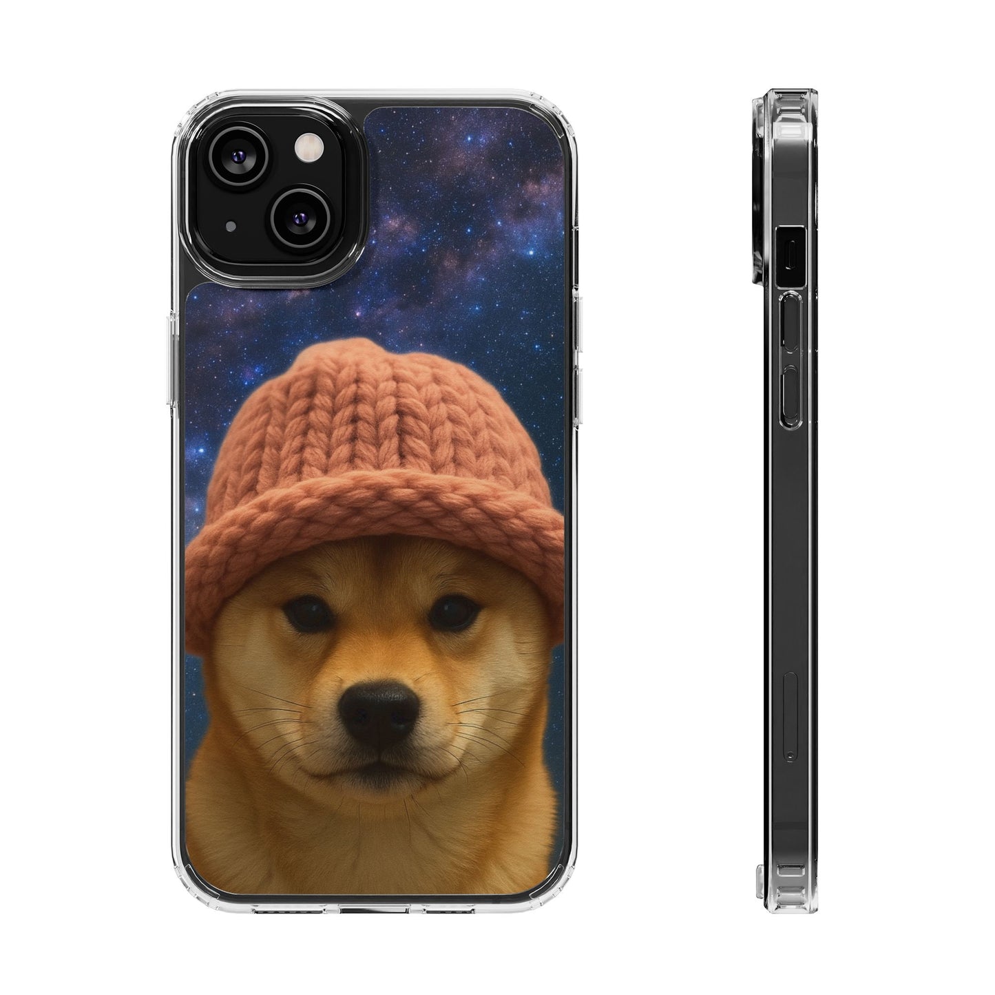 WIF Lovers Clear Phone Case, Cute Phone Cover for Animal Lovers, Pet Gift, Trendy Smartphone Accessory, Unique Dog Case