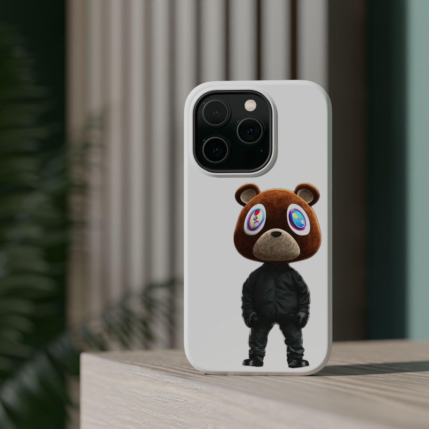 Ye Bear Character Magnetic Phone Cases, Fun Gift, Unique Phone Accessory, Trendy Tech, Personalized Style, Everyday Use