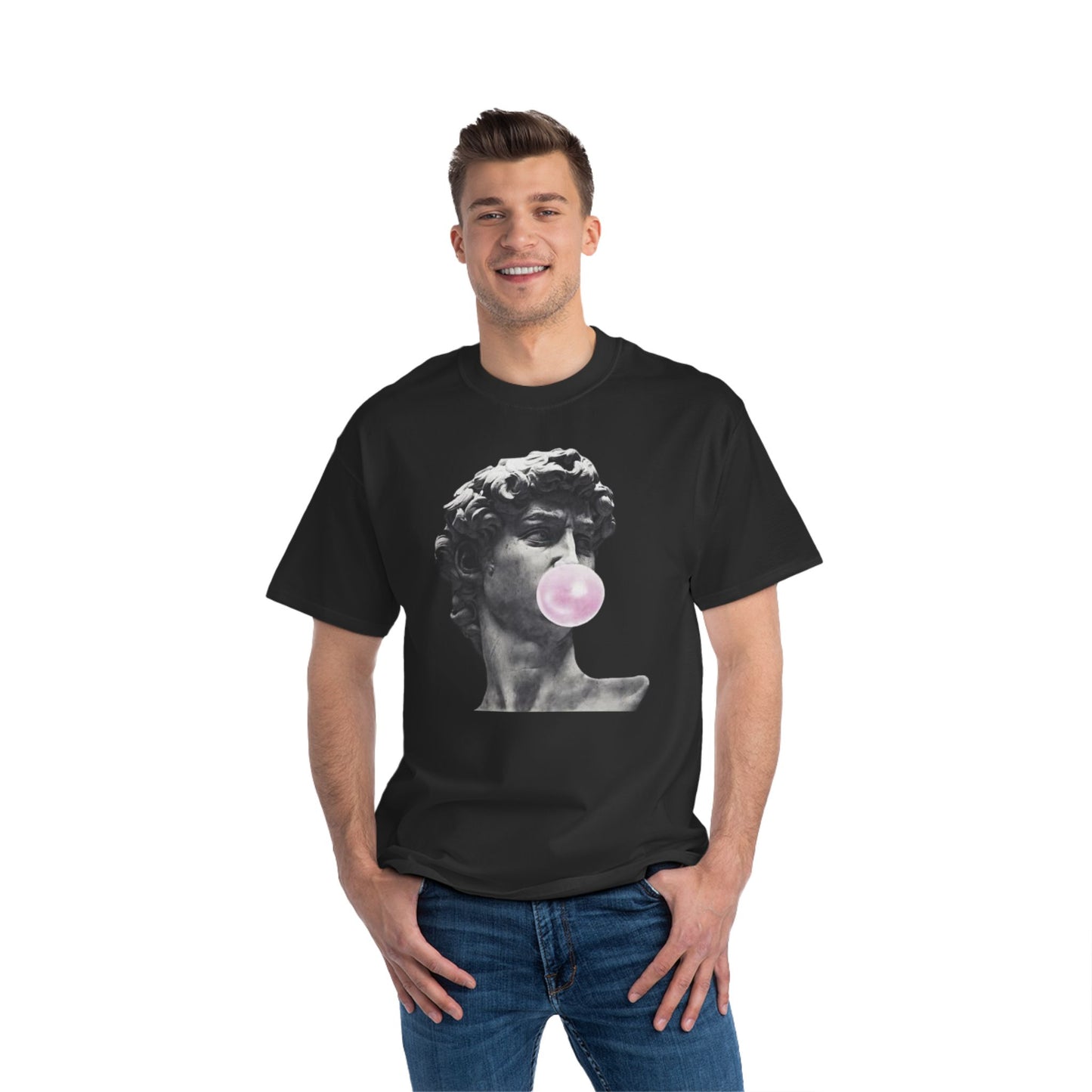 @ye Bubblegum Tee | Playful Art T-Shirt, Funny Graphic Shirt, Gift for Art Lovers, Statue Inspired Apparel, Unique Statement Top
