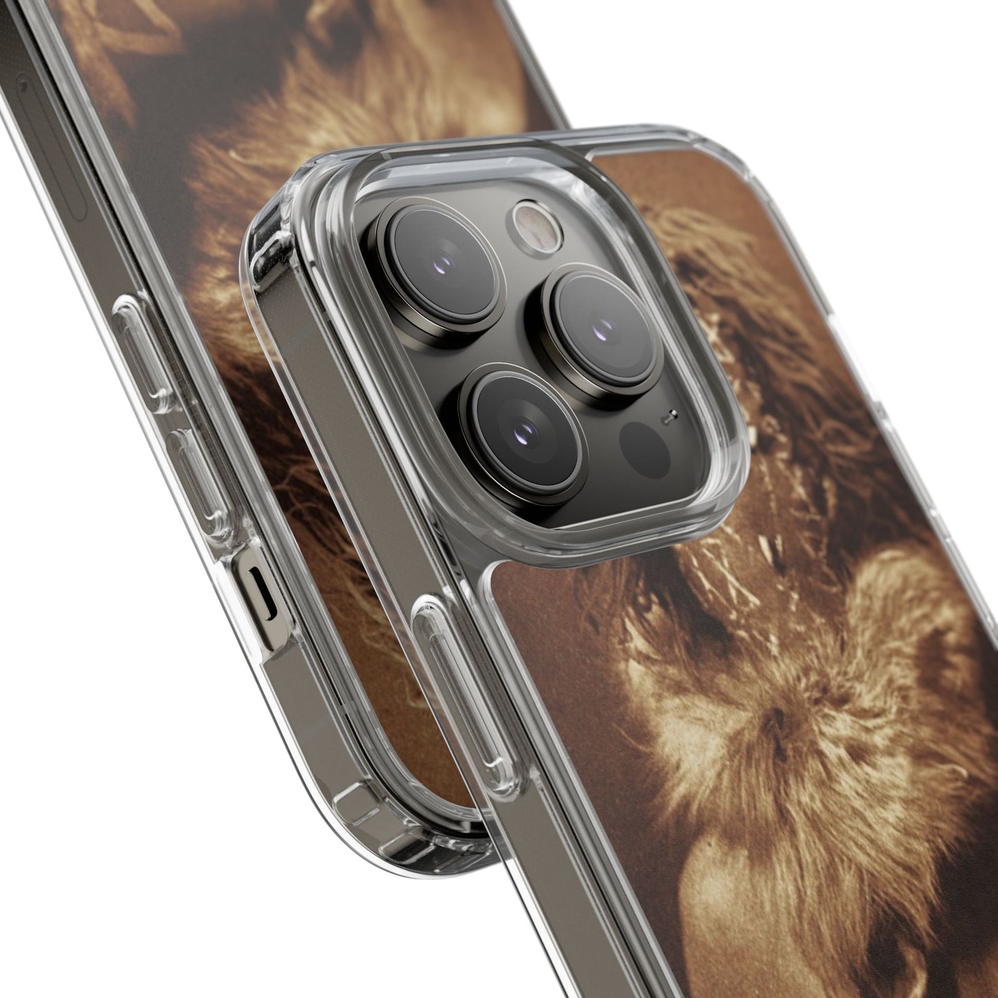 Yei Artistic Clear Phone Case for Unique Expression, Phone Accessories, Nature Lovers, Boho Style, Gift for Him/Her