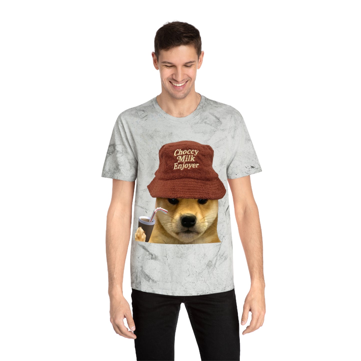 WIF Choccy Milk Enjoyer T-Shirt | Unisex Color Blast Tee | Fun Graphic Tee | Casual Wear | Gift for Dog Lovers | Summer Essentials