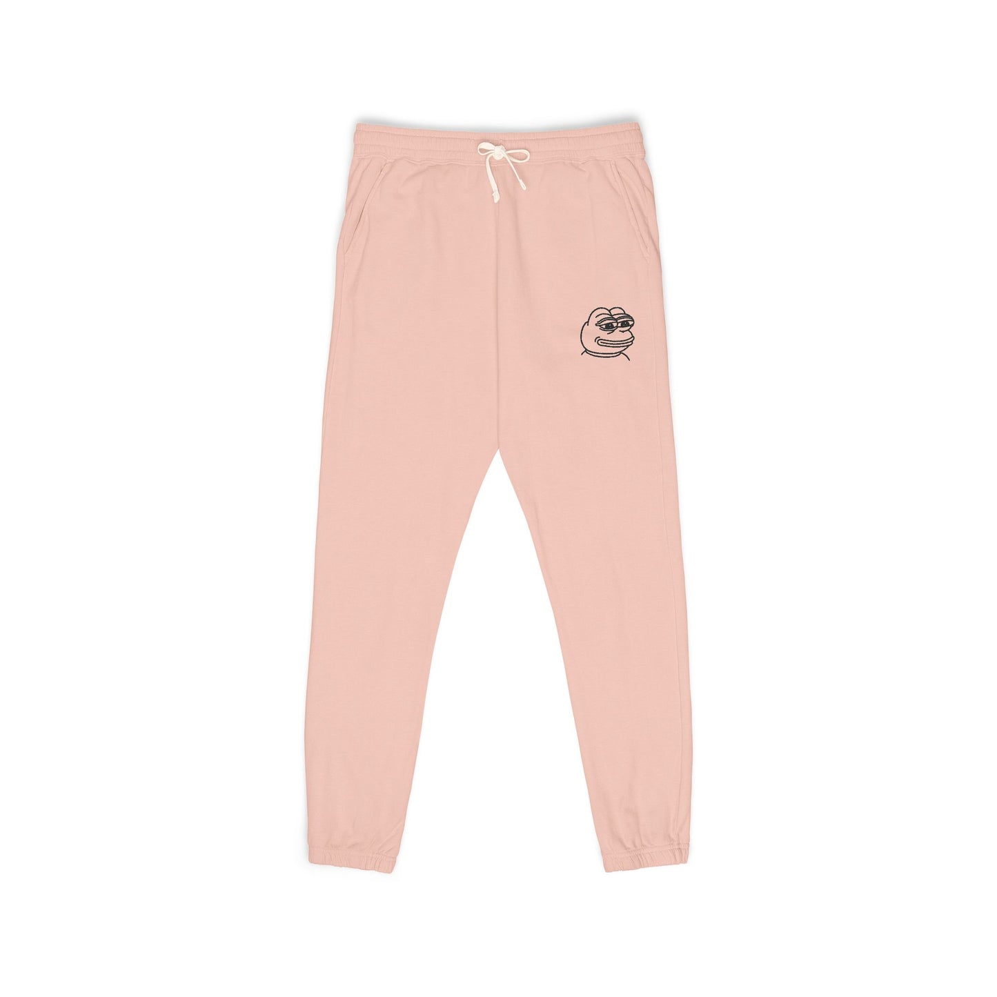 Pepe Cozy Garment-Dyed Fleece Sweatpants for Ultimate Relaxation, Lounge Pants, Relaxed Fit Joggers, Birthday Gift, Comfortable Homewear