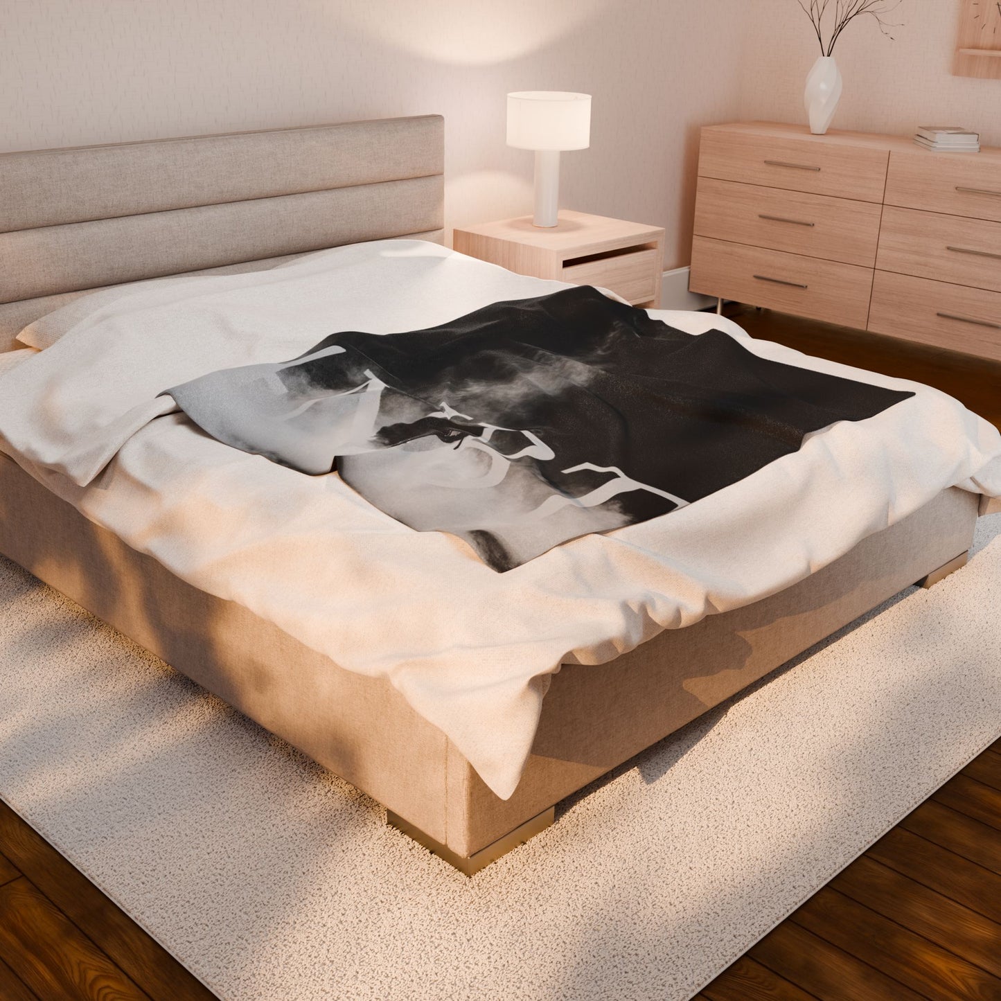 4NBT Cozy Velveteen Plush Blanket - Perfect for Home Decor, Gift for Him/Her, Snuggle Nights, Cold Weather, or Any Occasion