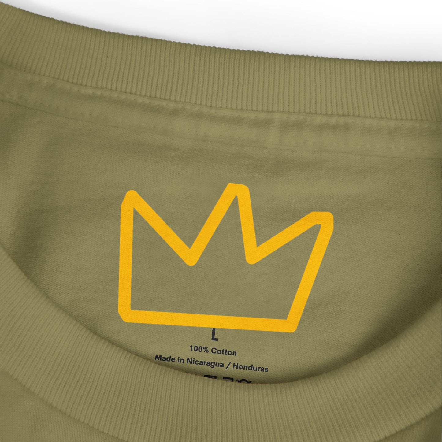 Trench Merch Crown Logo Unisex Heavyweight Cotton Tee, Casual Streetwear Shirt, Gift for Him/Her, Summer Style, Vibrant Graphics Tee