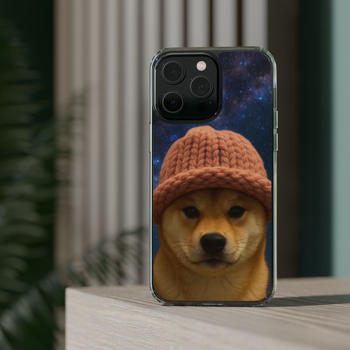 WIF Lovers Clear Phone Case, Cute Phone Cover for Animal Lovers, Pet Gift, Trendy Smartphone Accessory, Unique Dog Case
