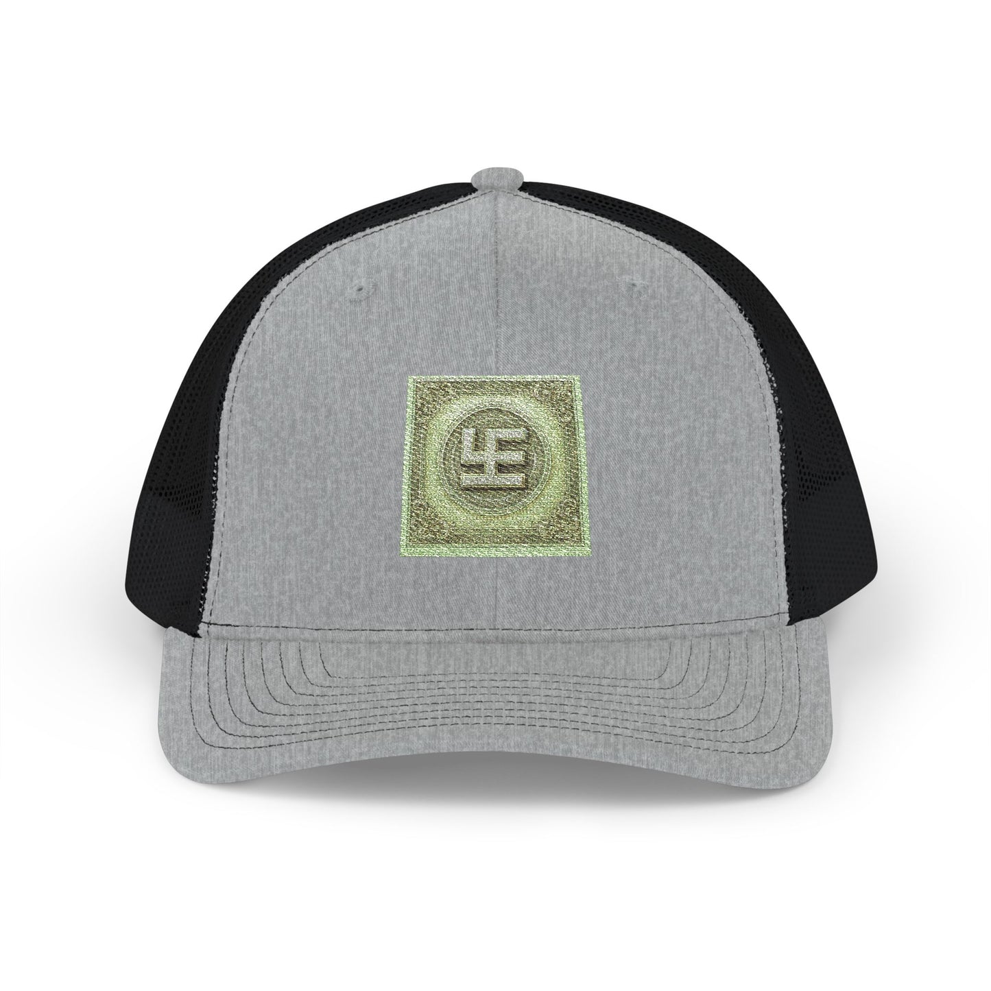 Swasticoin Sparkling Embroidered Snapback Trucker Cap, Stylish Outdoor Hat, Unique Gift for Holidays, Casual Wear, Fashion Accessory