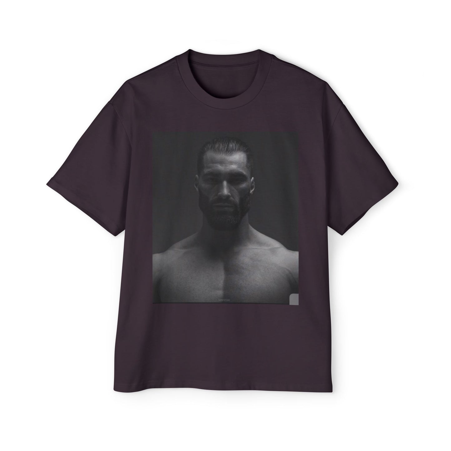 GIGA Stylish Men's Oversized Tee for Comfort Lovers, Casual Wear, Street Style, Gift for Him, Trendy Tee with Gigachad Design