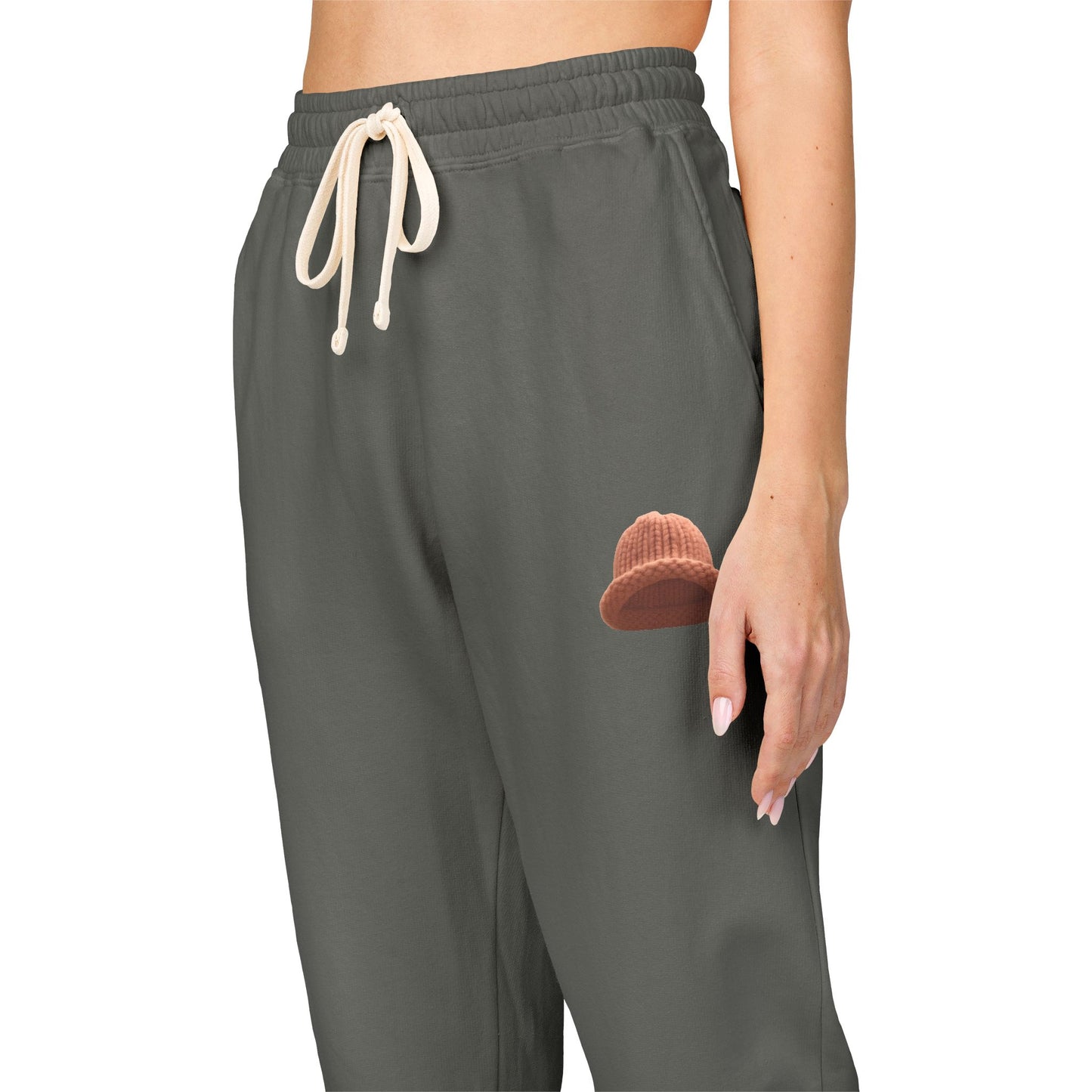 WIF Cozy Fleece Sweatpants for Home & Leisure - Perfect Gift for Relaxation, Lounging, Meditation, Christmas & Birthdays